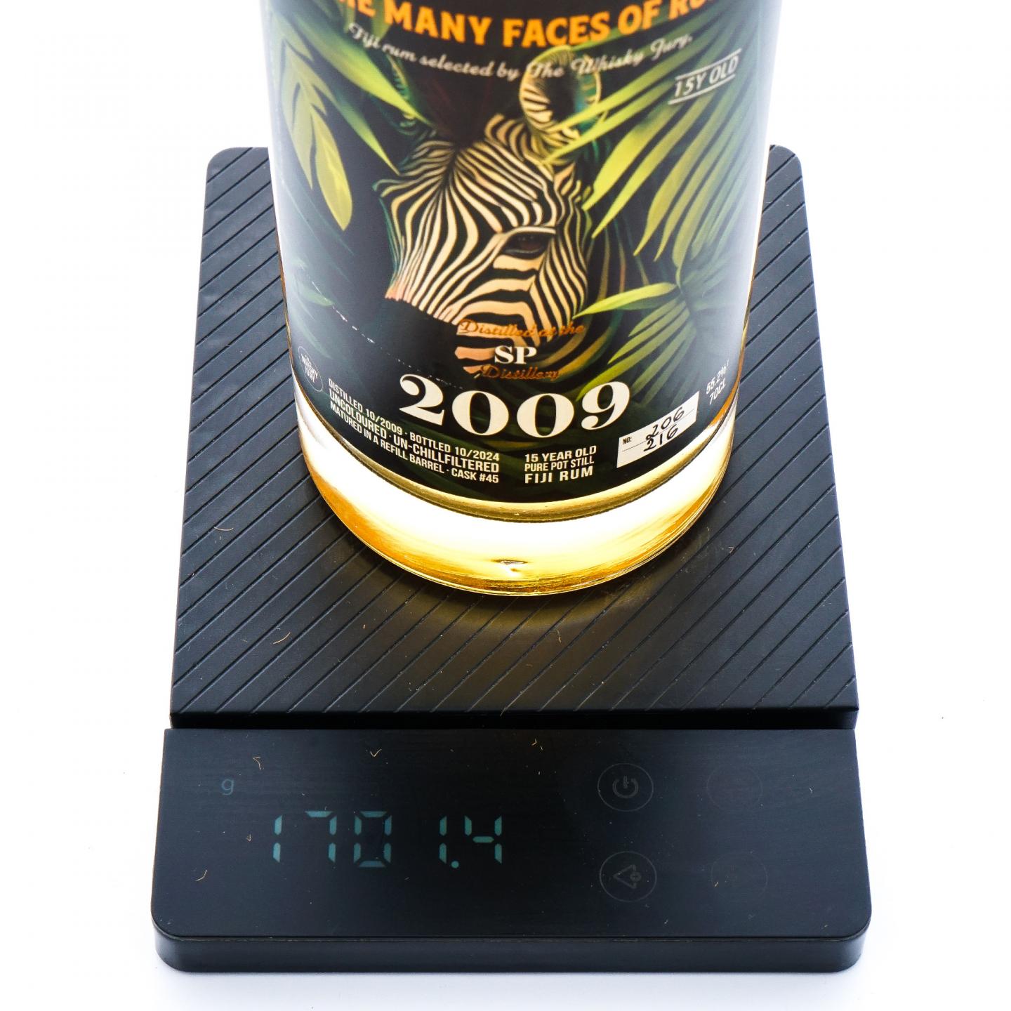 斐济 南太平洋蒸馏厂 15年 2009-2024 朗姆酒 TWJ