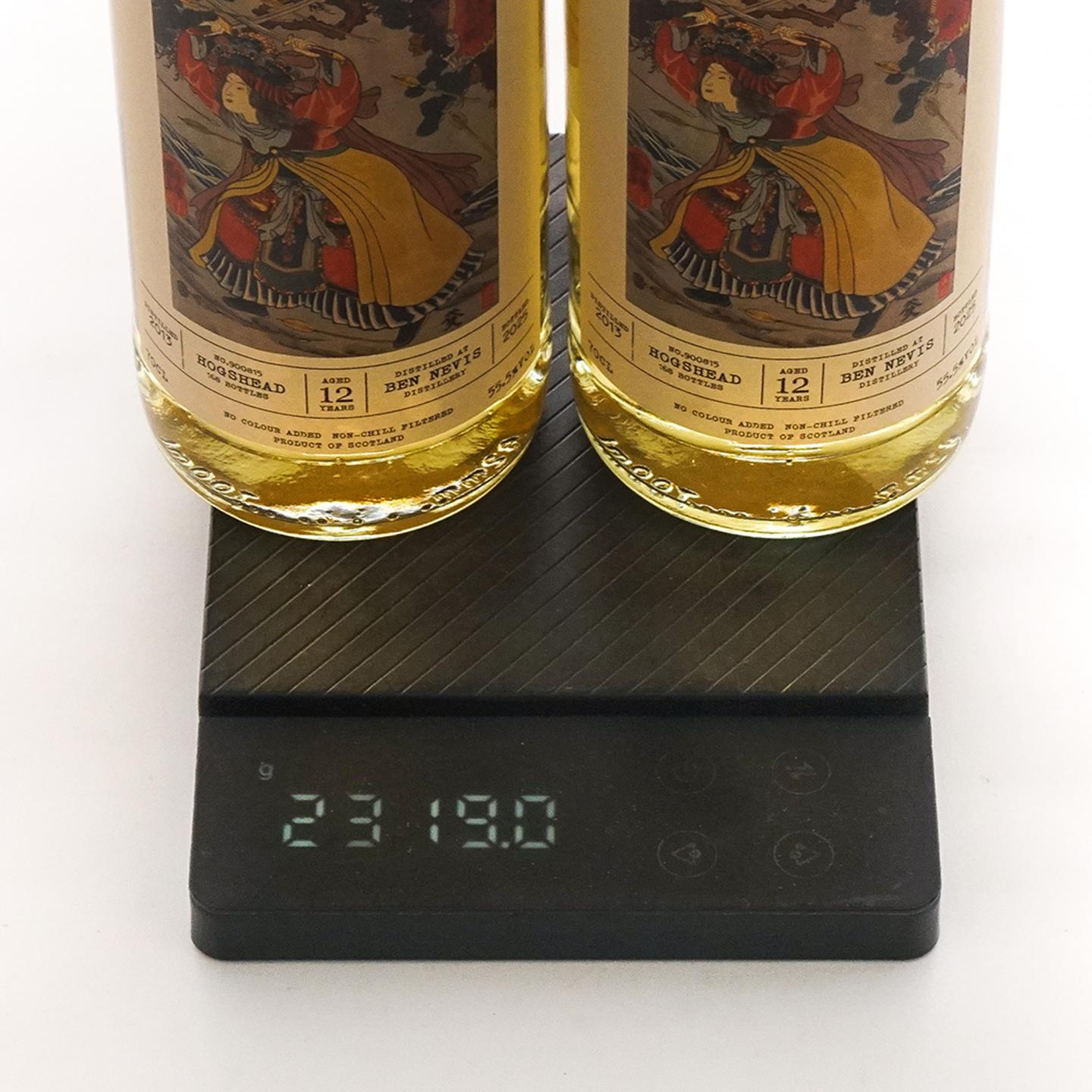 Bennevis 本尼维斯 12年 2013-2025 「通俗水浒传豪杰·一丈青扈三娘」波本桶单桶 2支组
