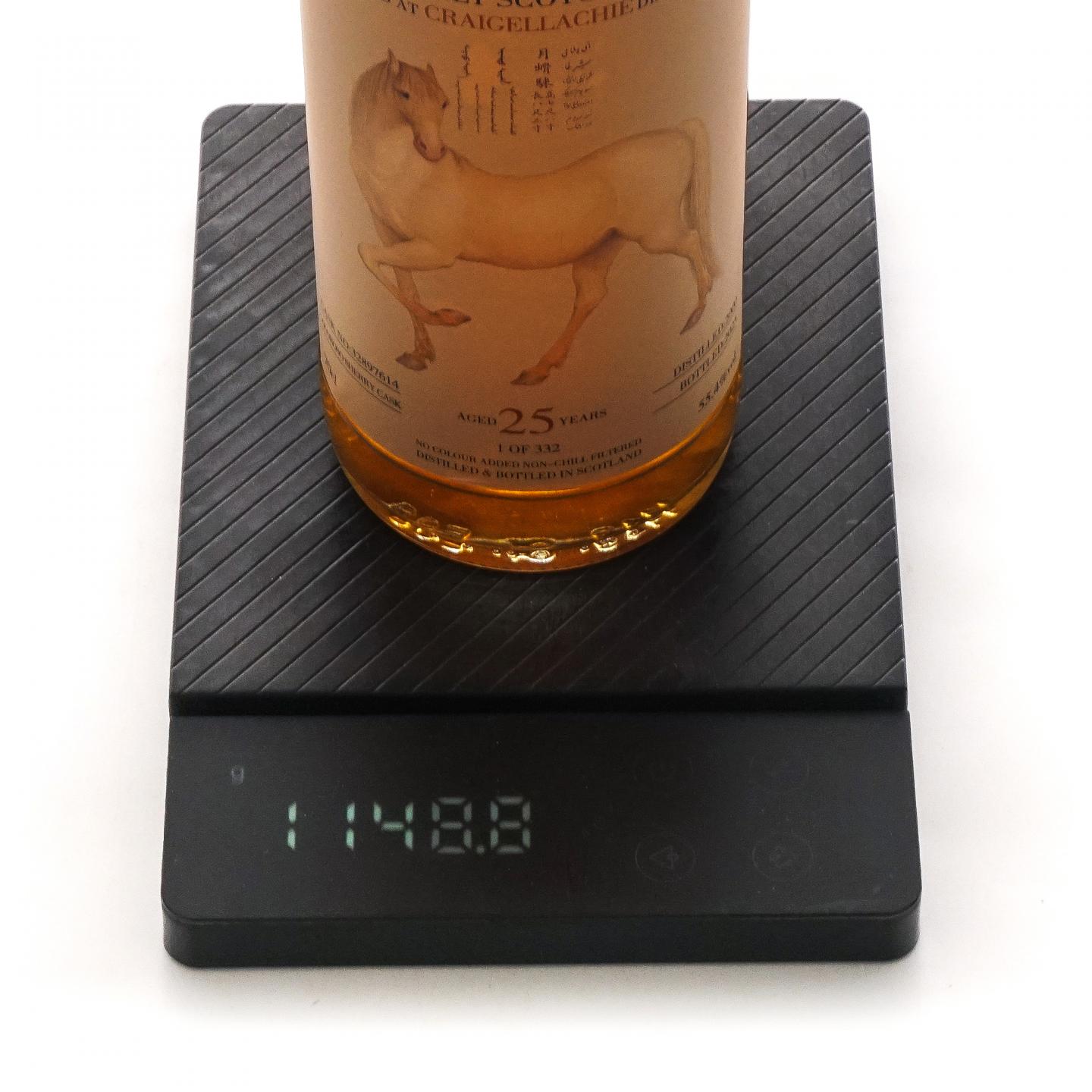 Craigellachie 克莱拉奇 25年 2000-2025 爱乌罕四骏图之月骨騋 雪莉桶