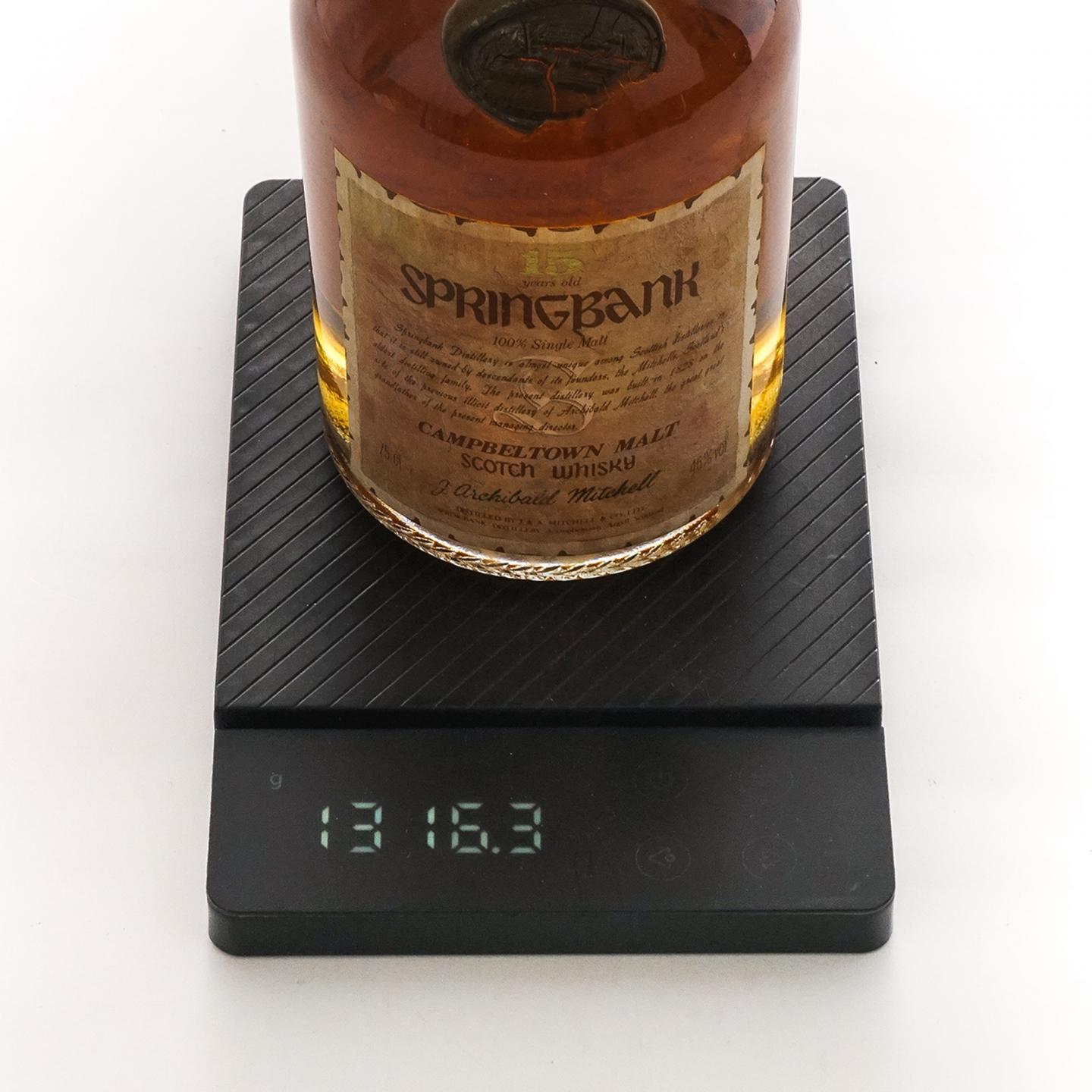 Springbank 云顶 15年 邮票标 750ml