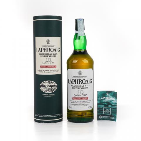 Laphroaig 拉弗格 10年 桶强 小红标 55.7% 1升装