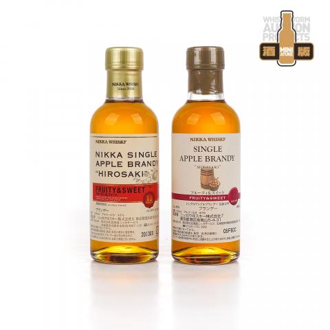 【中样】Nikka 12年 Fruity & Sweet 白兰地 2支组 180ml