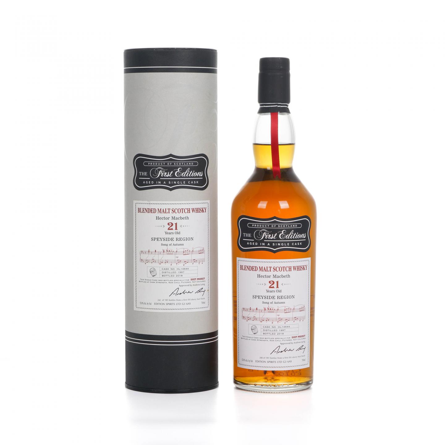 Hector Macbeth 21年 1997-2018 调和麦芽