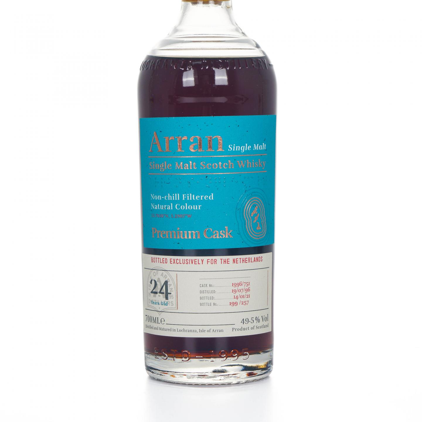 Arran 艾伦 24年 1996-2021 雪莉桶#1996/751