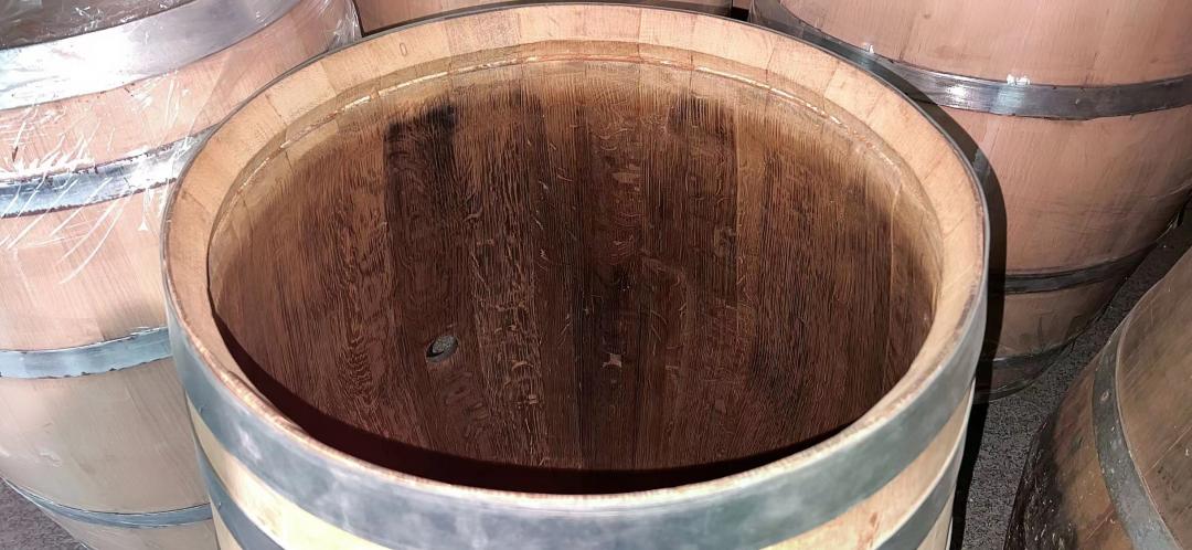 橡木桶内部的样子