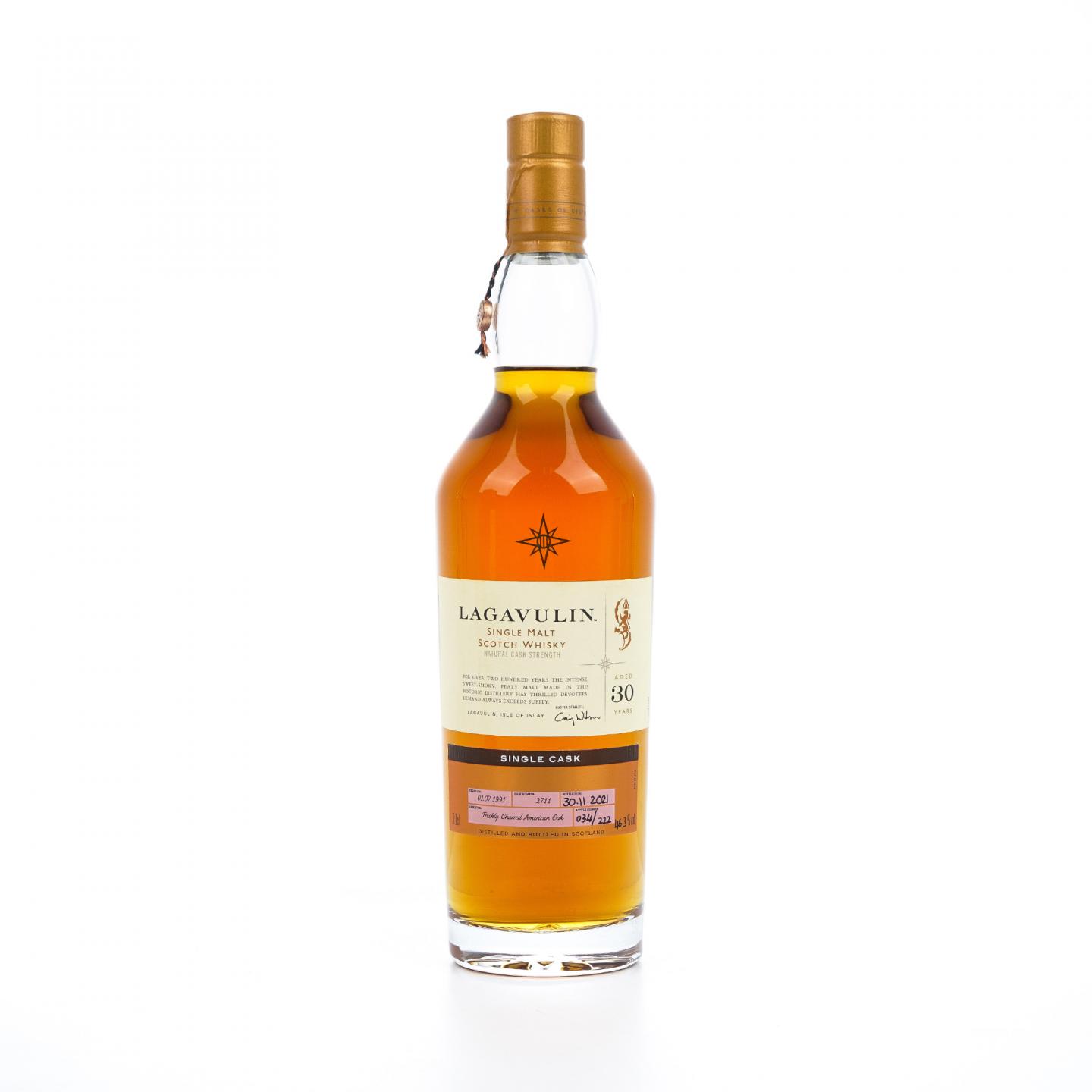 Lagavulin 乐加维林 30年 1991-2021 星星标
