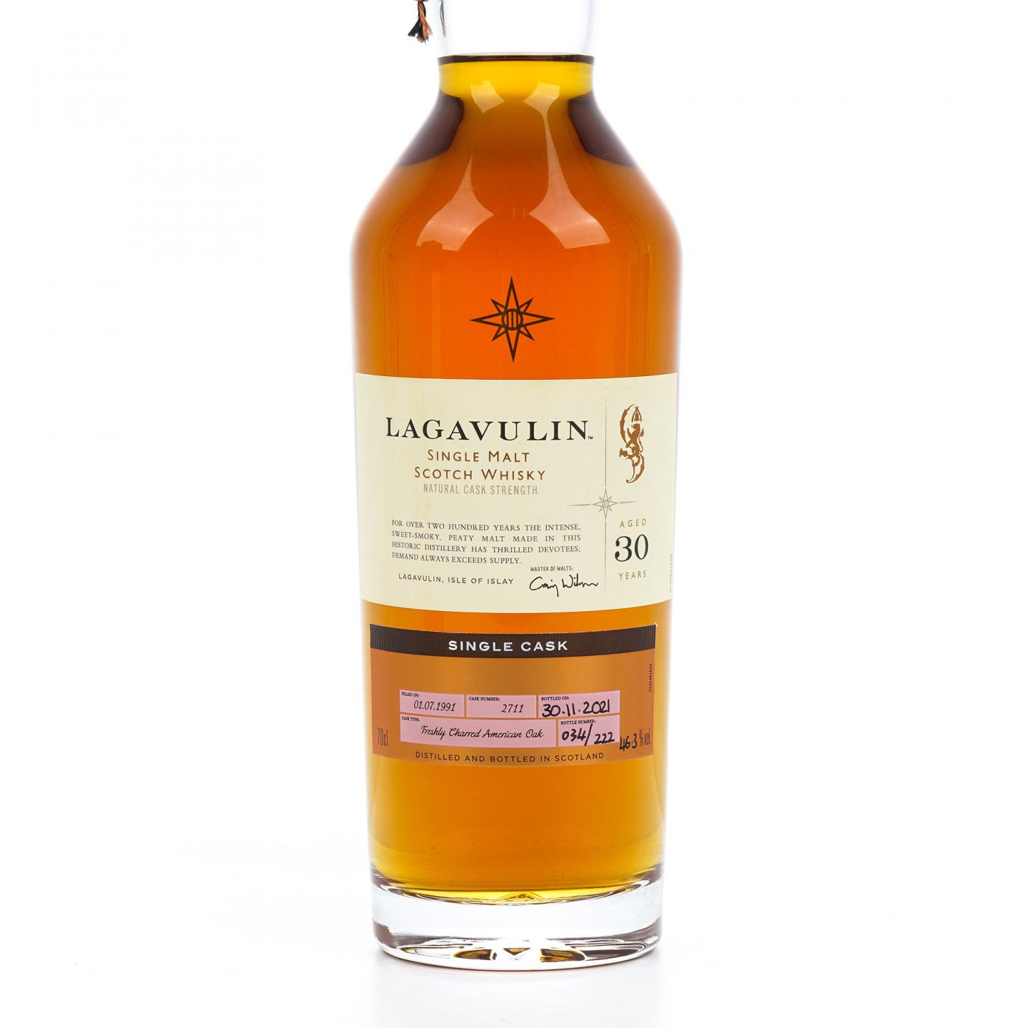 Lagavulin 乐加维林 30年 1991-2021 星星标
