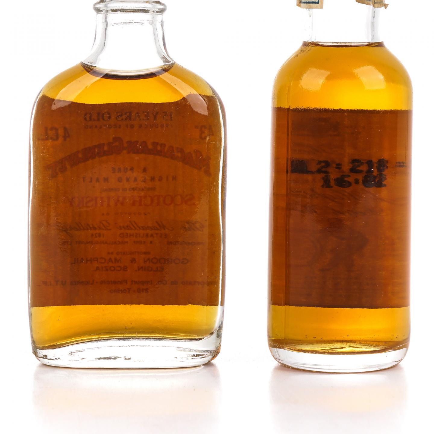 【酒版】Macallan 麦卡伦 15年/7年 40ml/50ml 2瓶组