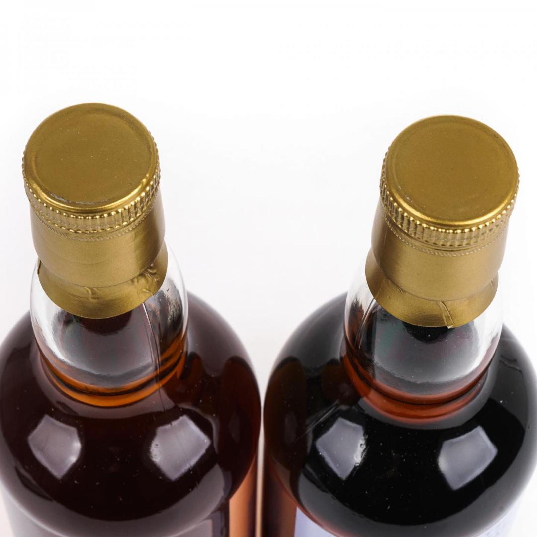 【低价起拍】麦卡伦1989-2023/1990-2023 34/32年「伦敦的雾」雪莉桶单桶单一麦芽威士忌套装2只组 56.8/55.5% 700mlx2