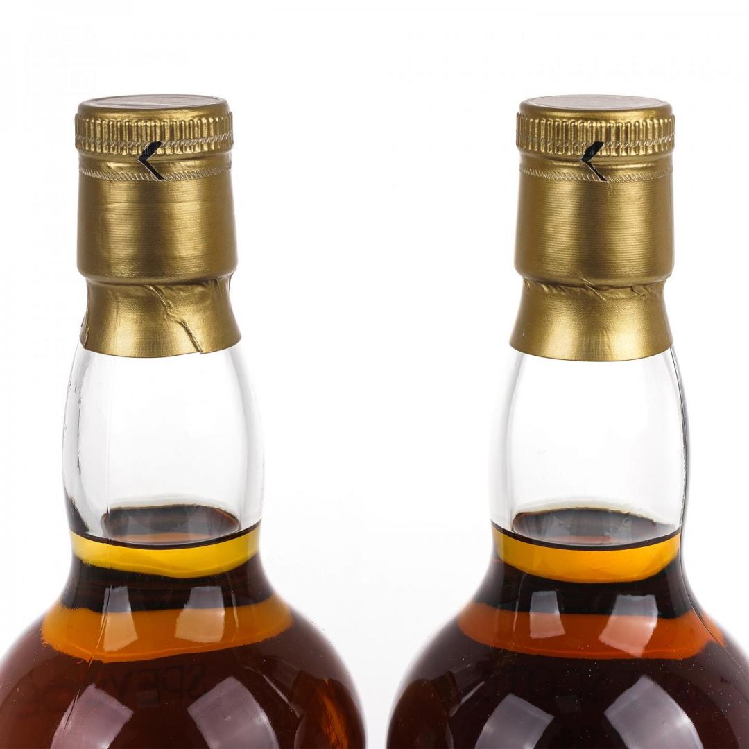 【低价起拍】麦卡伦1989-2023/1990-2023 34/32年「伦敦的雾」雪莉桶单桶单一麦芽威士忌套装2只组 56.8/55.5% 700mlx2