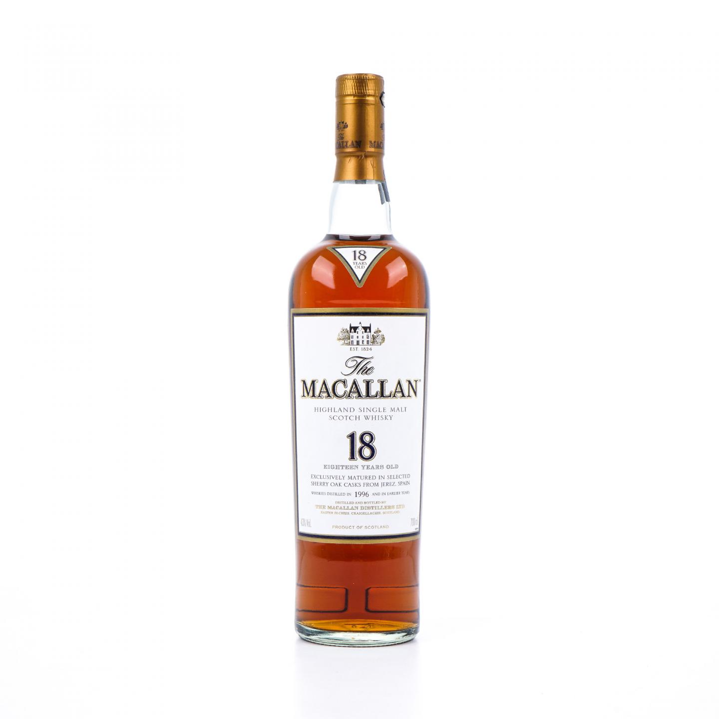 Macallan 麦卡伦 18年 1996 雪莉桶