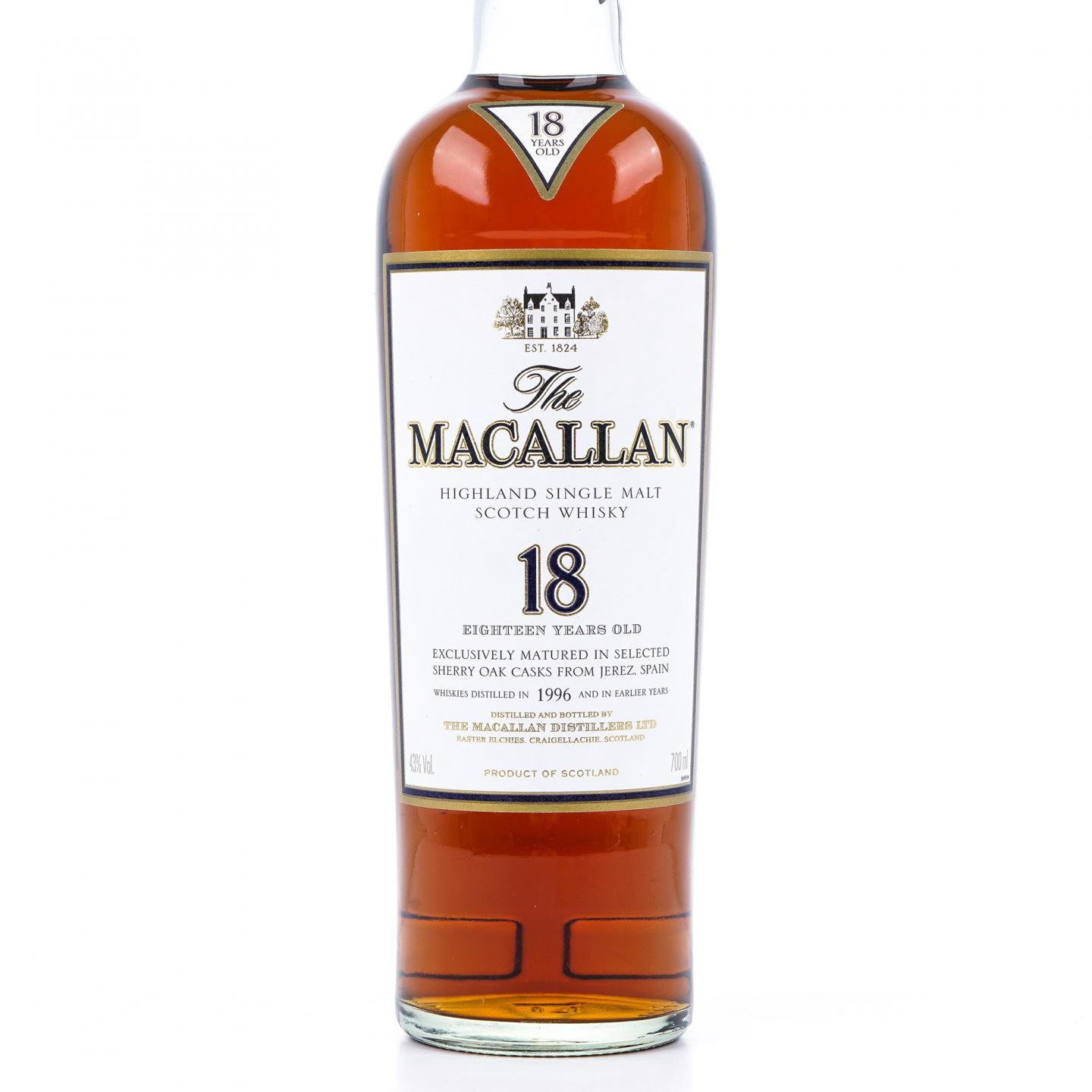 Macallan 麦卡伦 18年 1996 雪莉桶