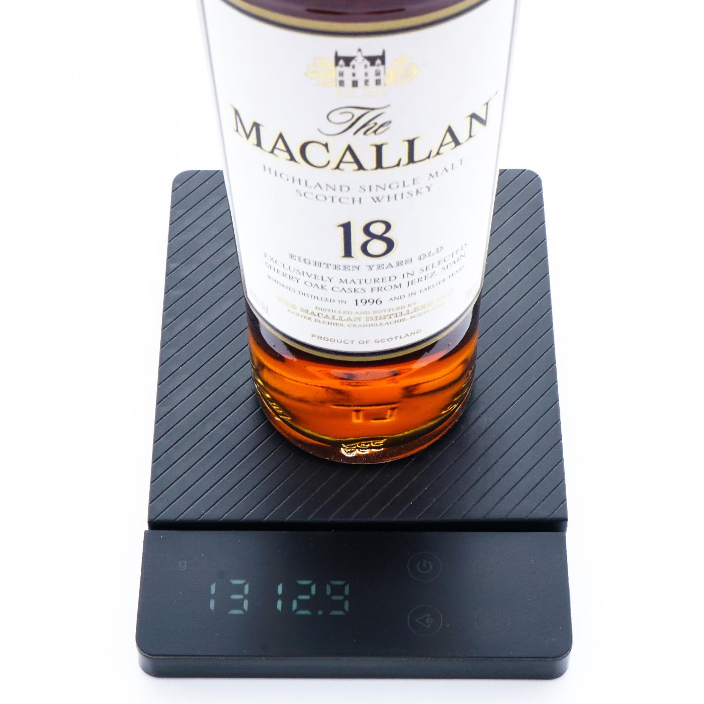 Macallan 麦卡伦 18年 1996 雪莉桶