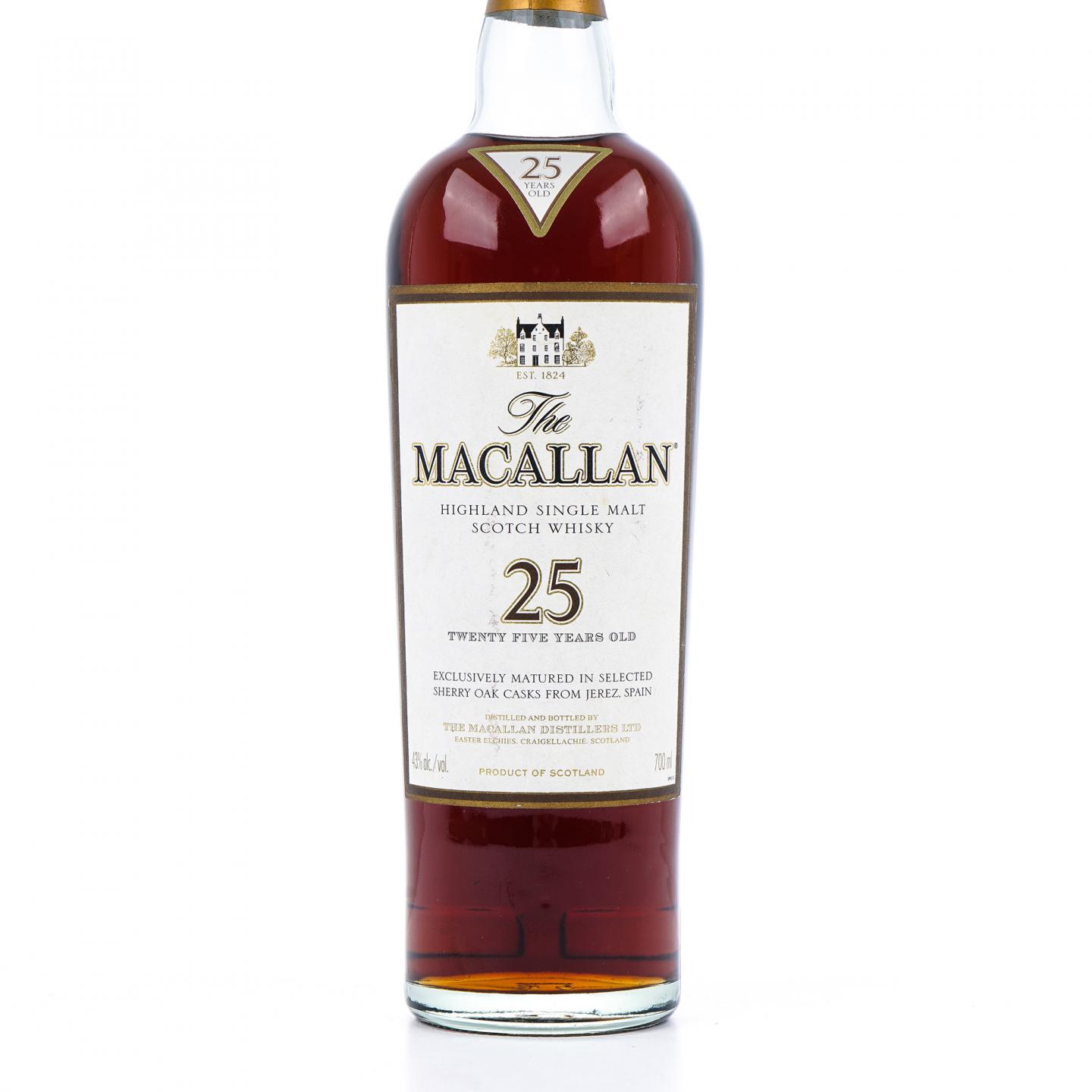 Macallan 麦卡伦 25年 雪莉桶