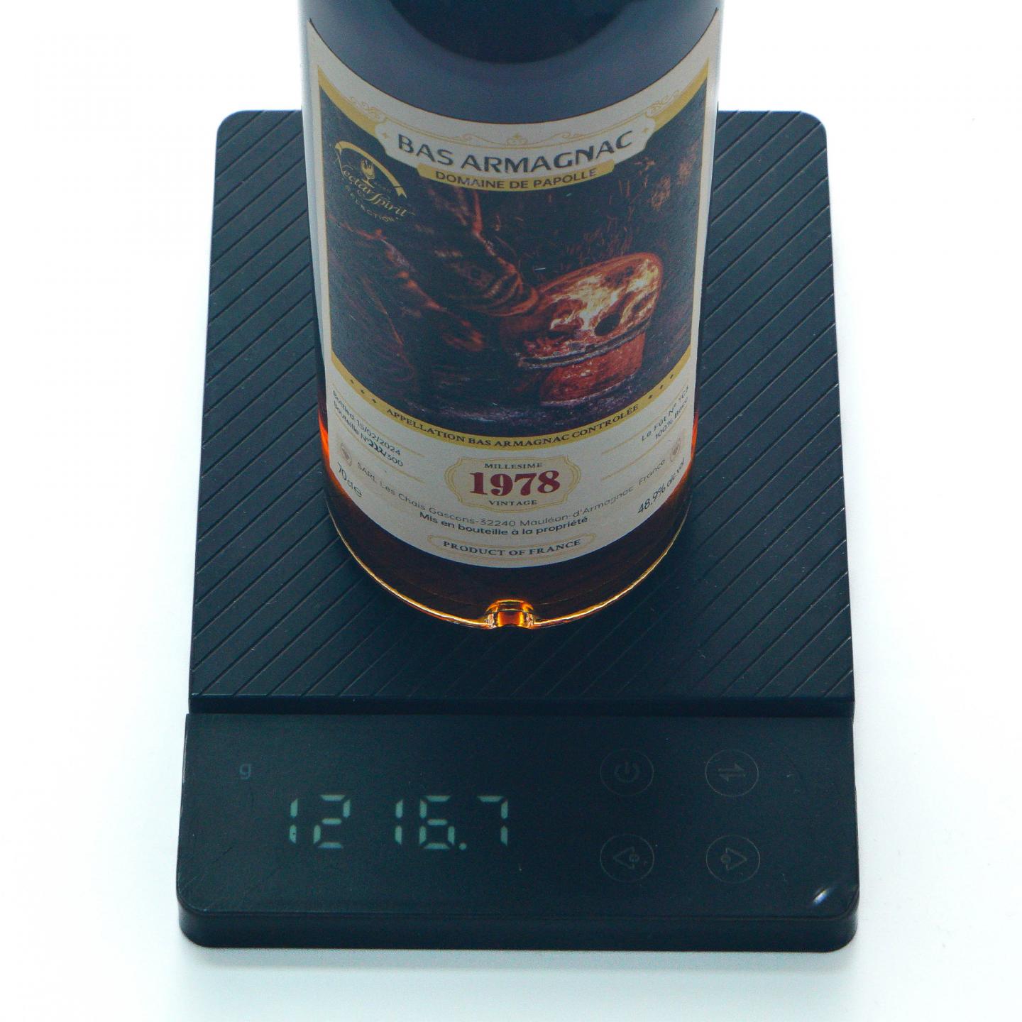 Domaine de papolle 1978-2024 年份雅文邑 700ml