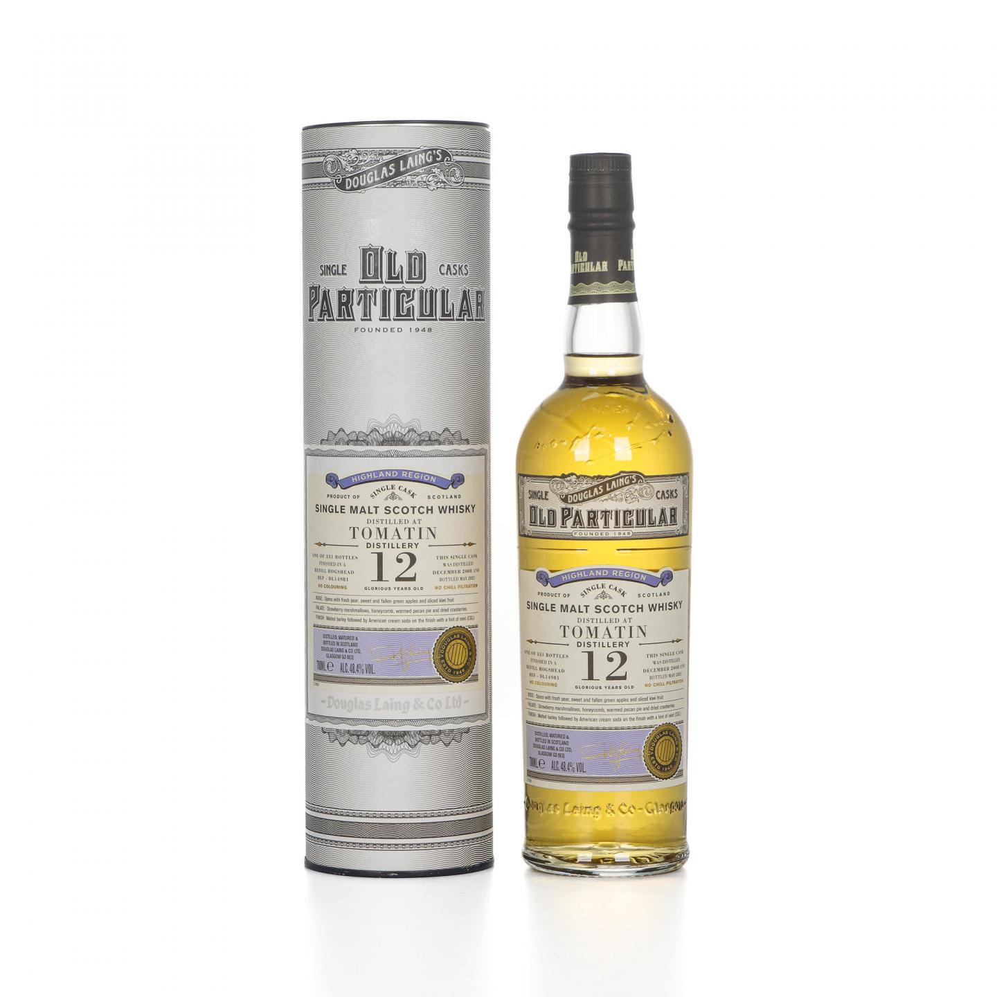 Tomatin 汤马丁 12年 2008-2021 DL Old Particular