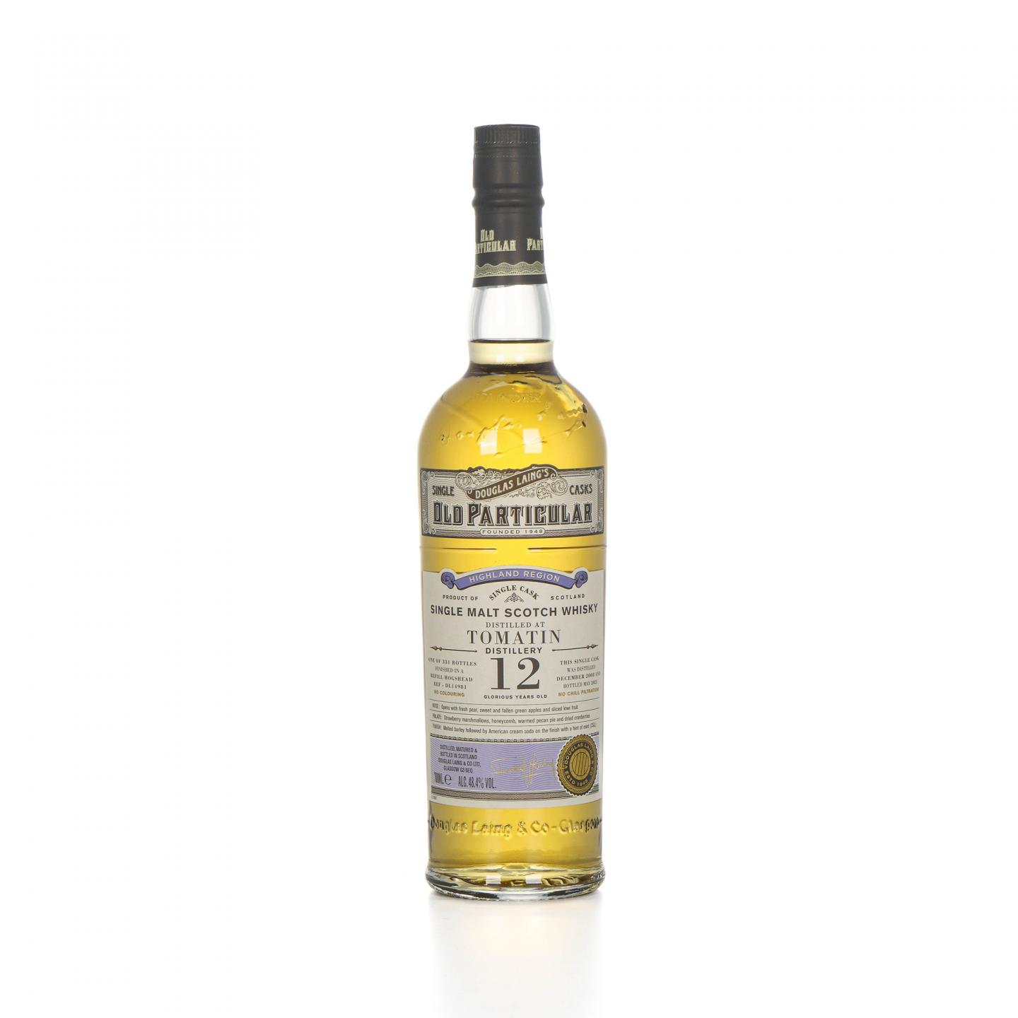Tomatin 汤马丁 12年 2008-2021 DL Old Particular