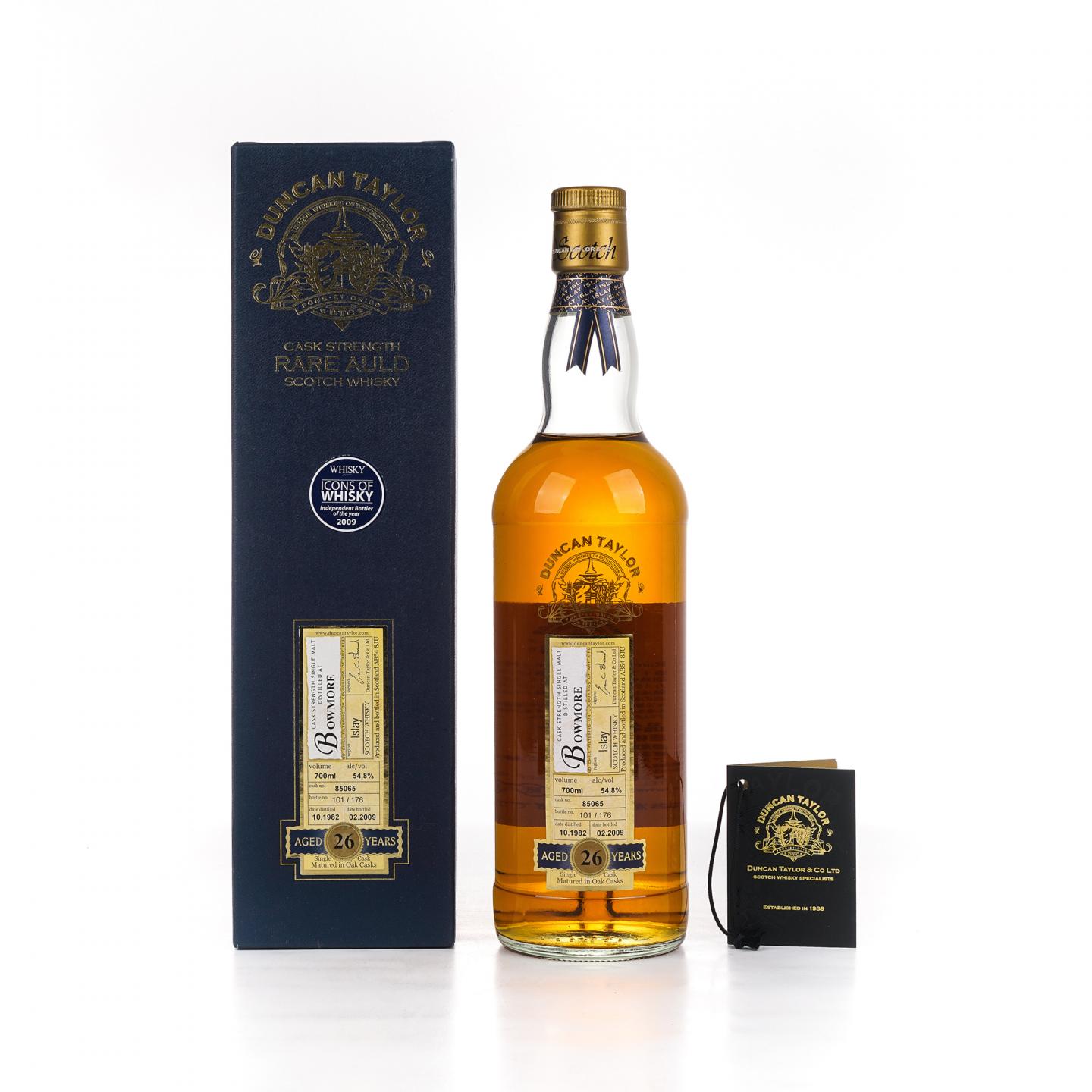 Bowmore 波摩 26年 1982-2009 DT 桶号#85065