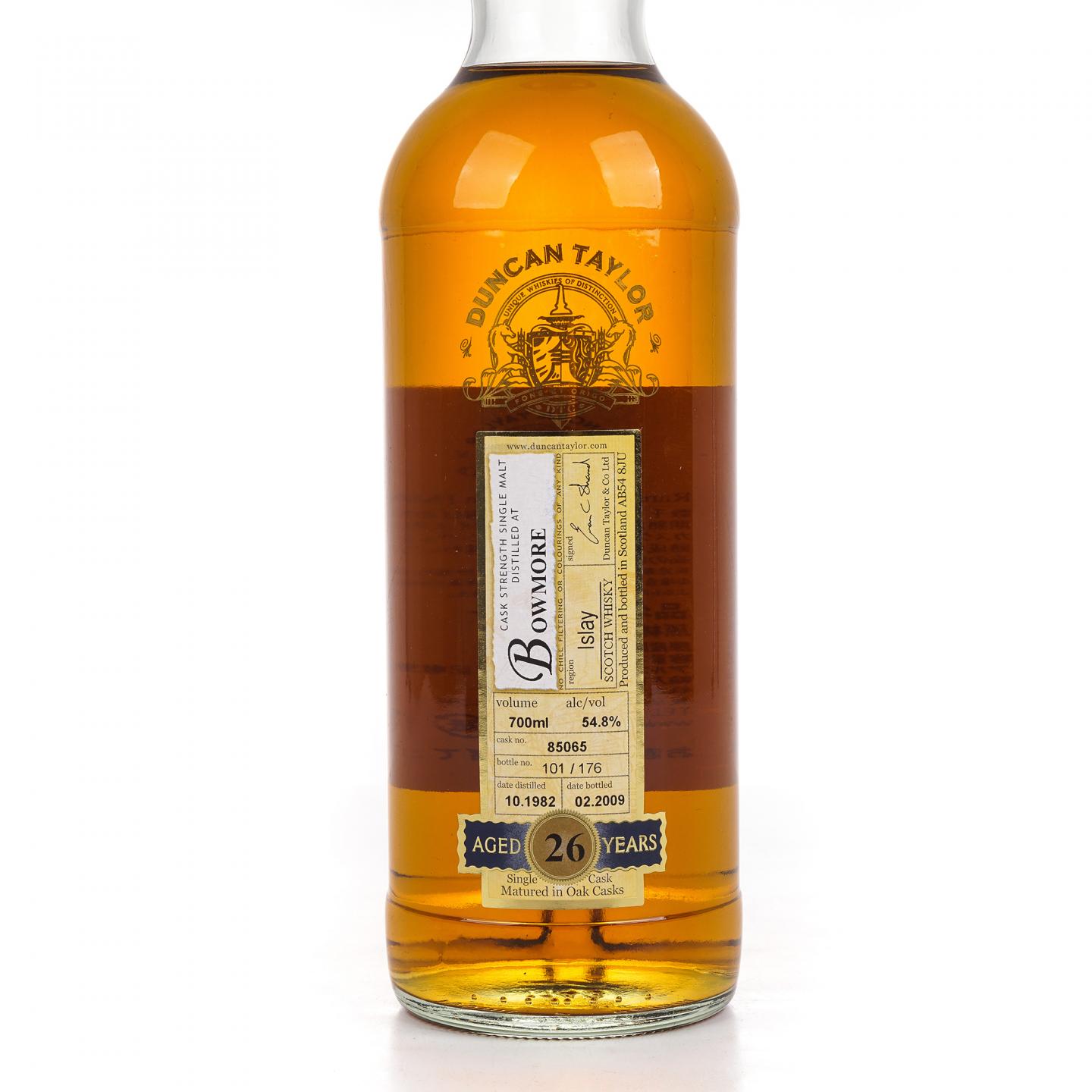 Bowmore 波摩 26年 1982-2009 DT 桶号#85065