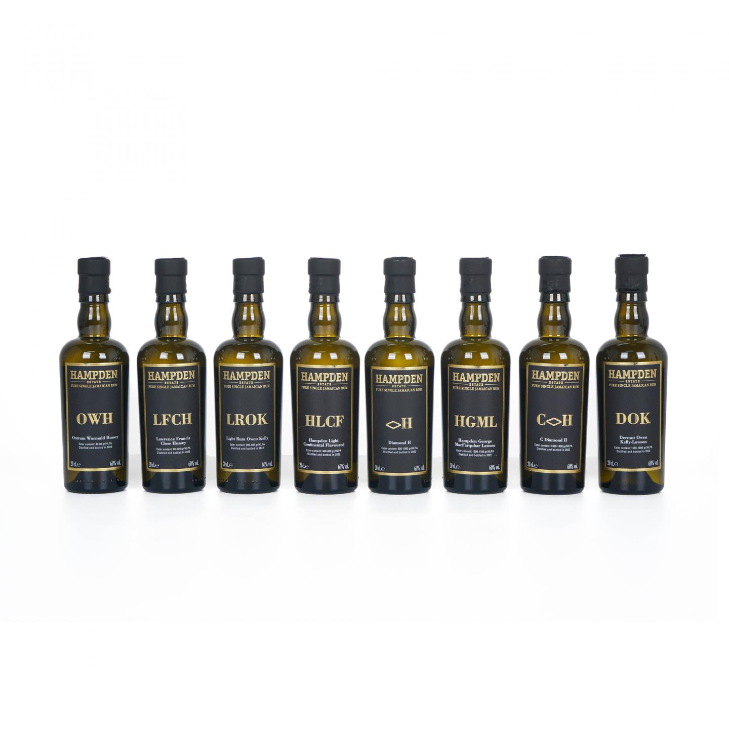 【中样】Hampden Estate 汉普登庄园 2022 朗姆酒 8瓶组*200ML