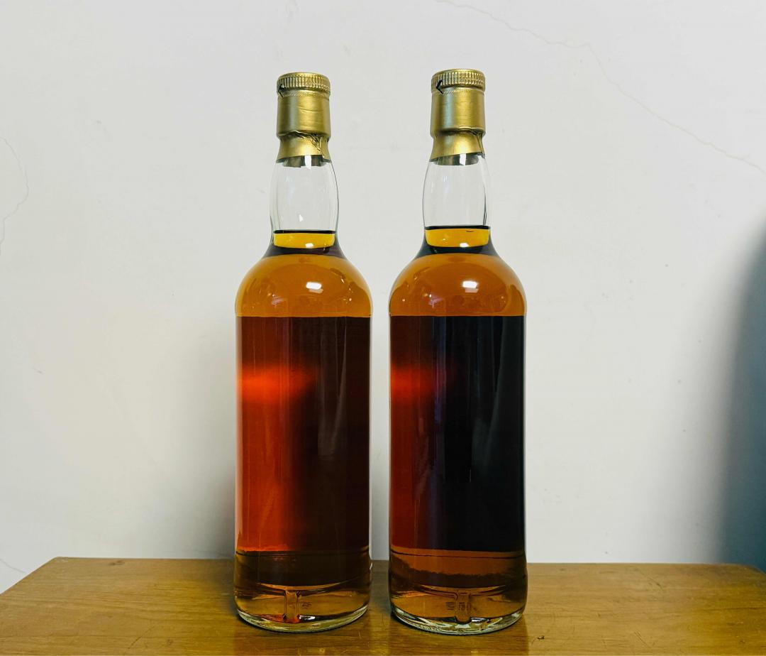 麦卡伦1989-2023/1990-2023 34/32年「伦敦的雾」雪莉桶单桶单一麦芽威士忌套装2只组