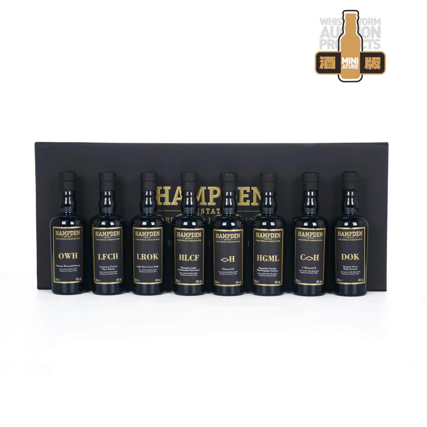 【中样】Hampden Estate 汉普登庄园 2022 朗姆酒 8瓶组*200ML