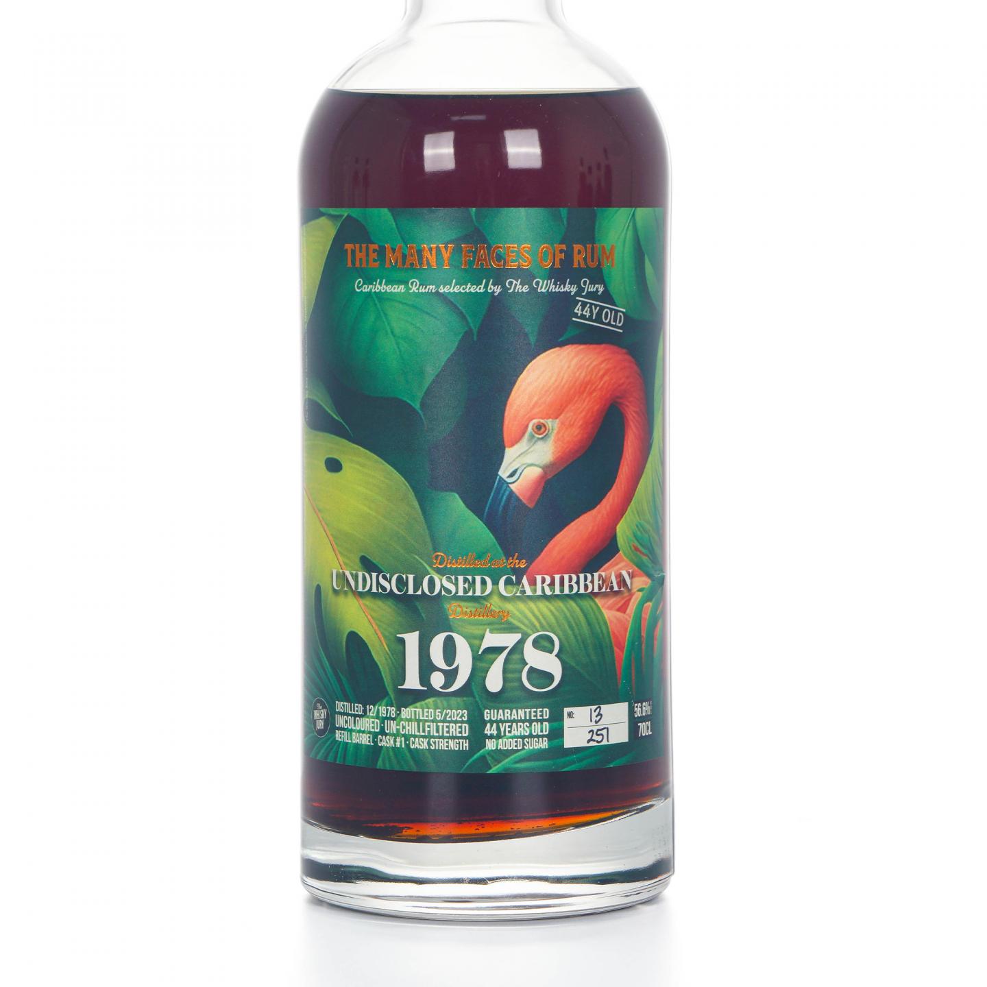 Undisclosed Caribbean 44年 1978-2023 TWJ 朗姆酒