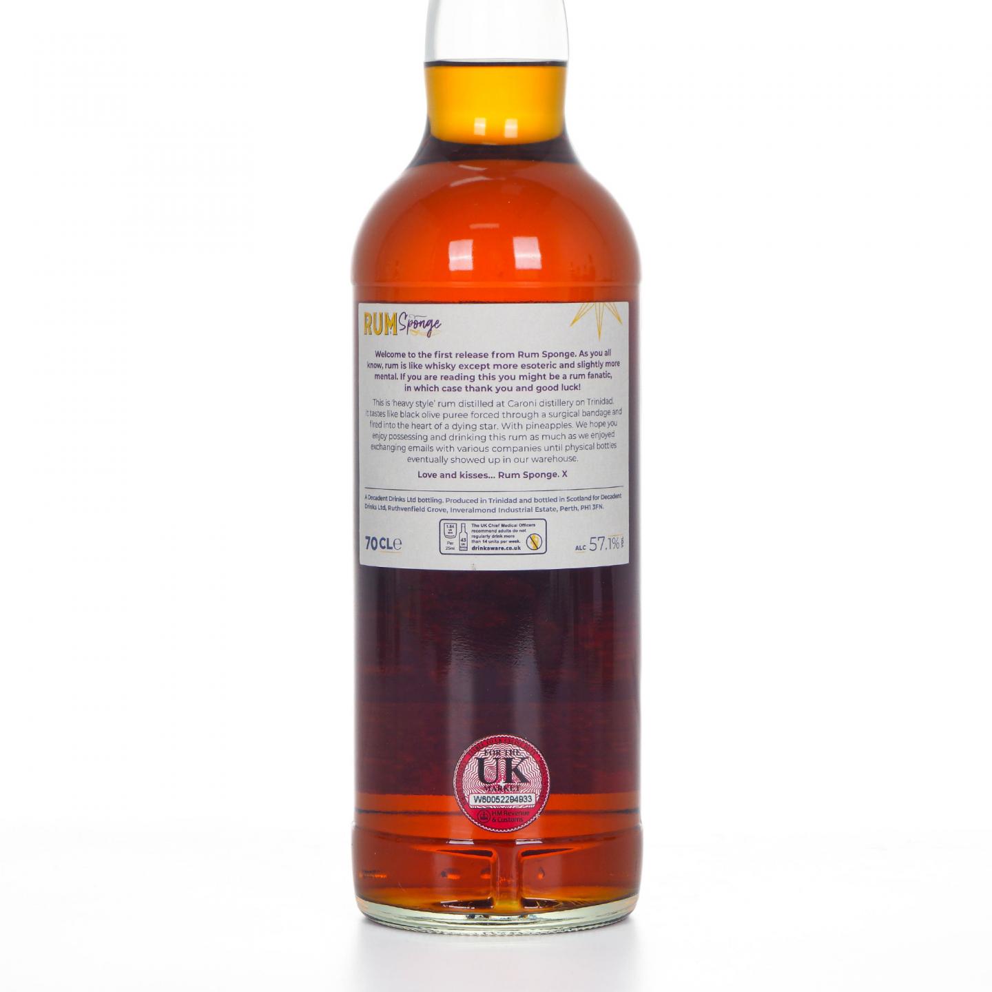 朗姆酒海绵 Caroni 卡罗尼 22年 1998-2020 Edition No.1