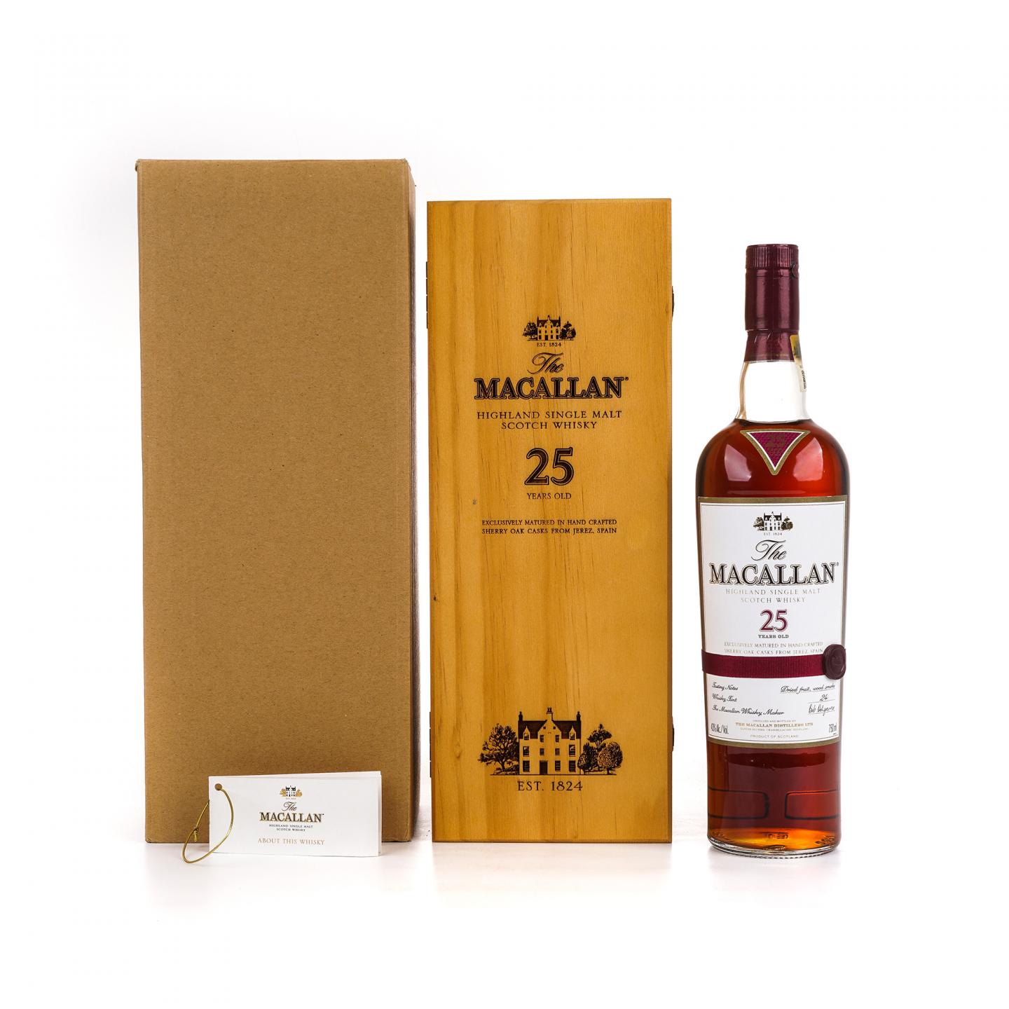 Macallan 麦卡伦 25年 雪莉桶 红腰带 750ml 43%Vol.