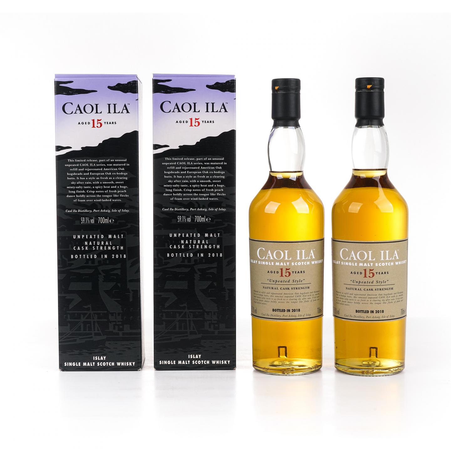 Caol Ila 卡尔里拉 15年 SR 2018 桶强 2支组