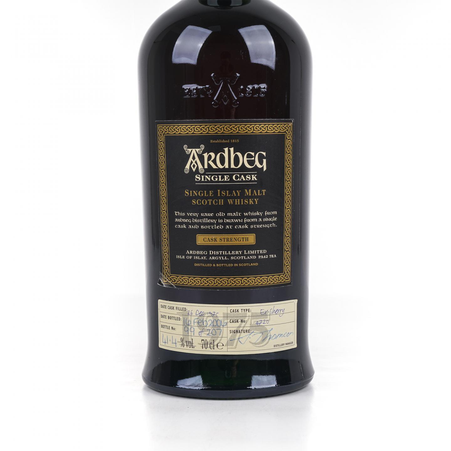 Ardbeg 阿贝 1975-2006 雪莉单桶#4720