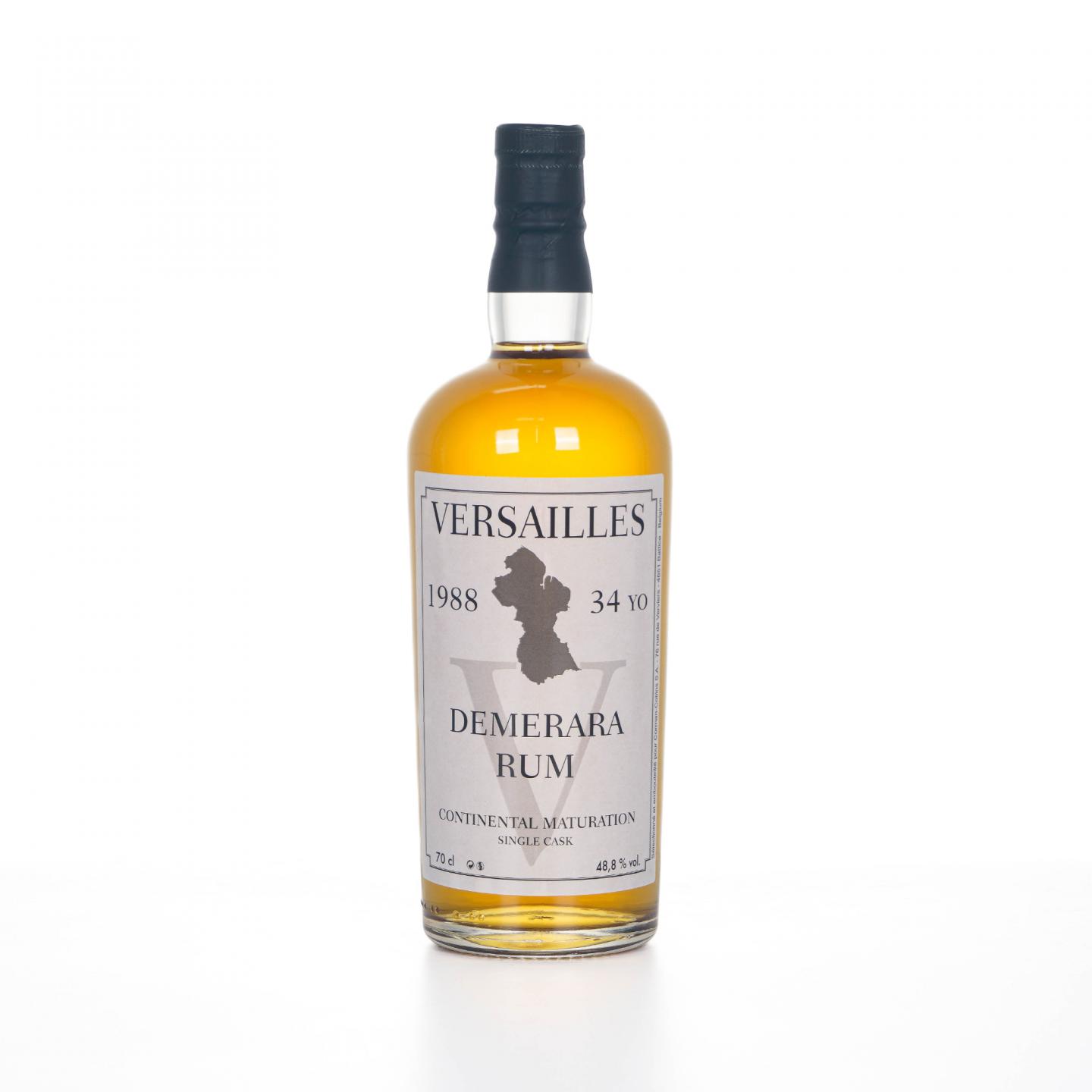 Versailles 34年 1988-2022 Demerara朗姆酒 单桶