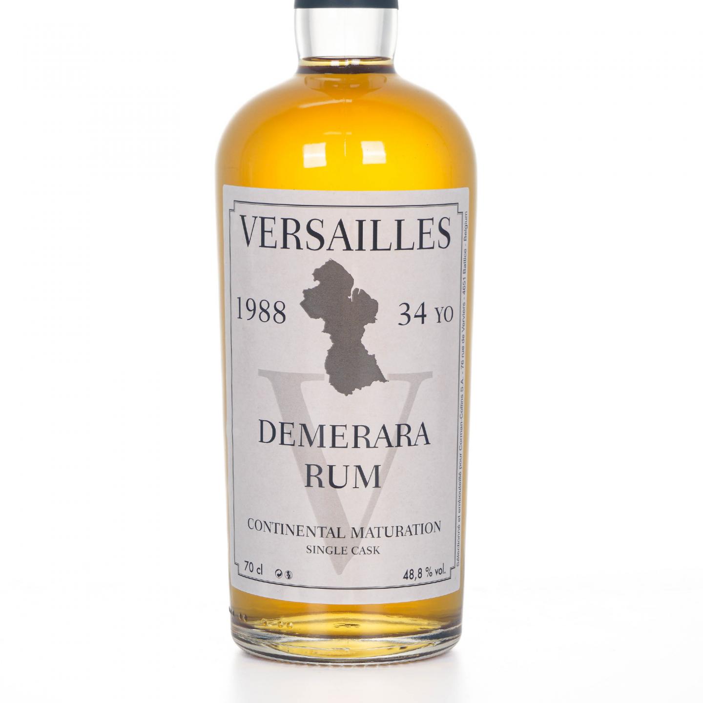 Versailles 34年 1988-2022 Demerara朗姆酒 单桶