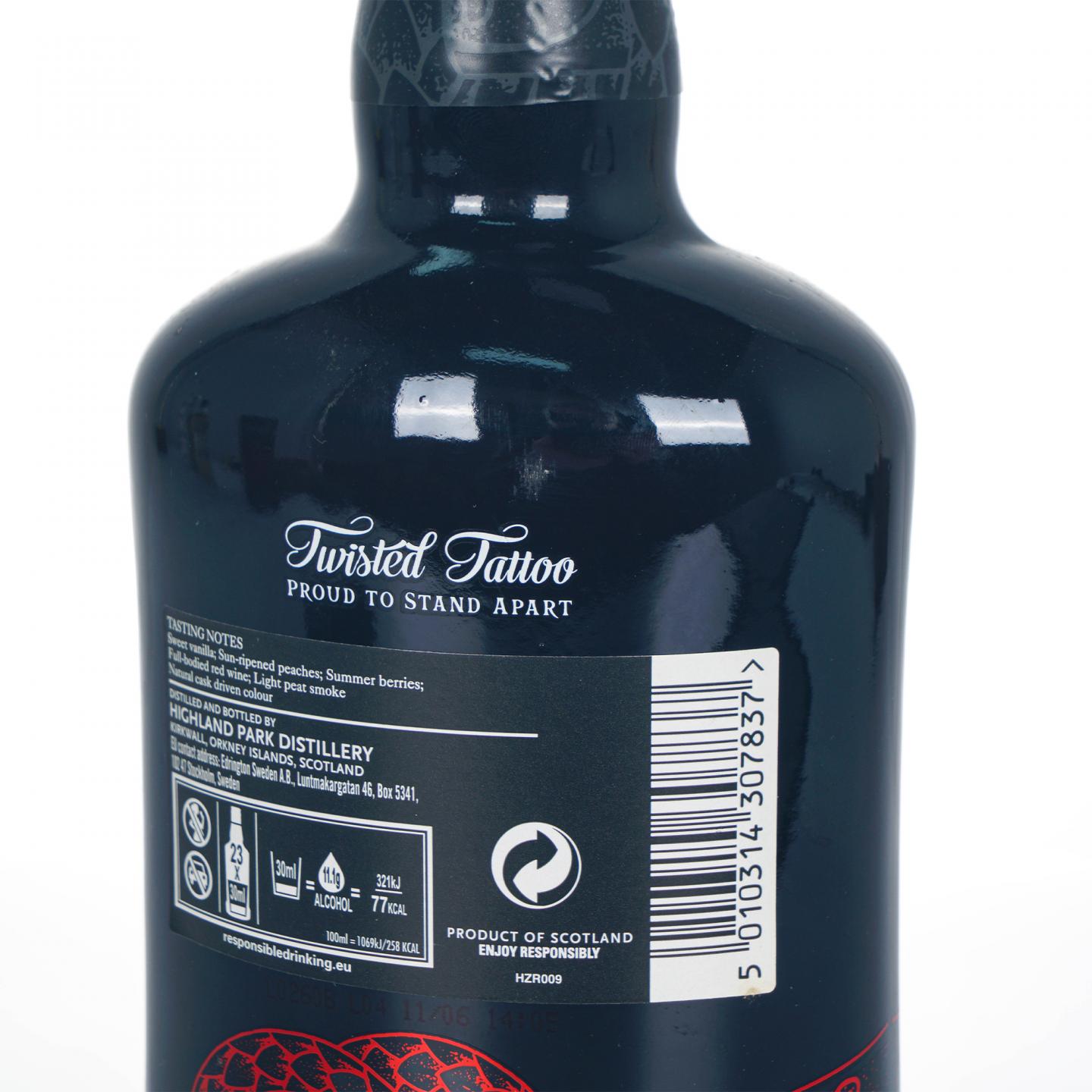 Highland Park 高原骑士 16年 Twisted Tattoo