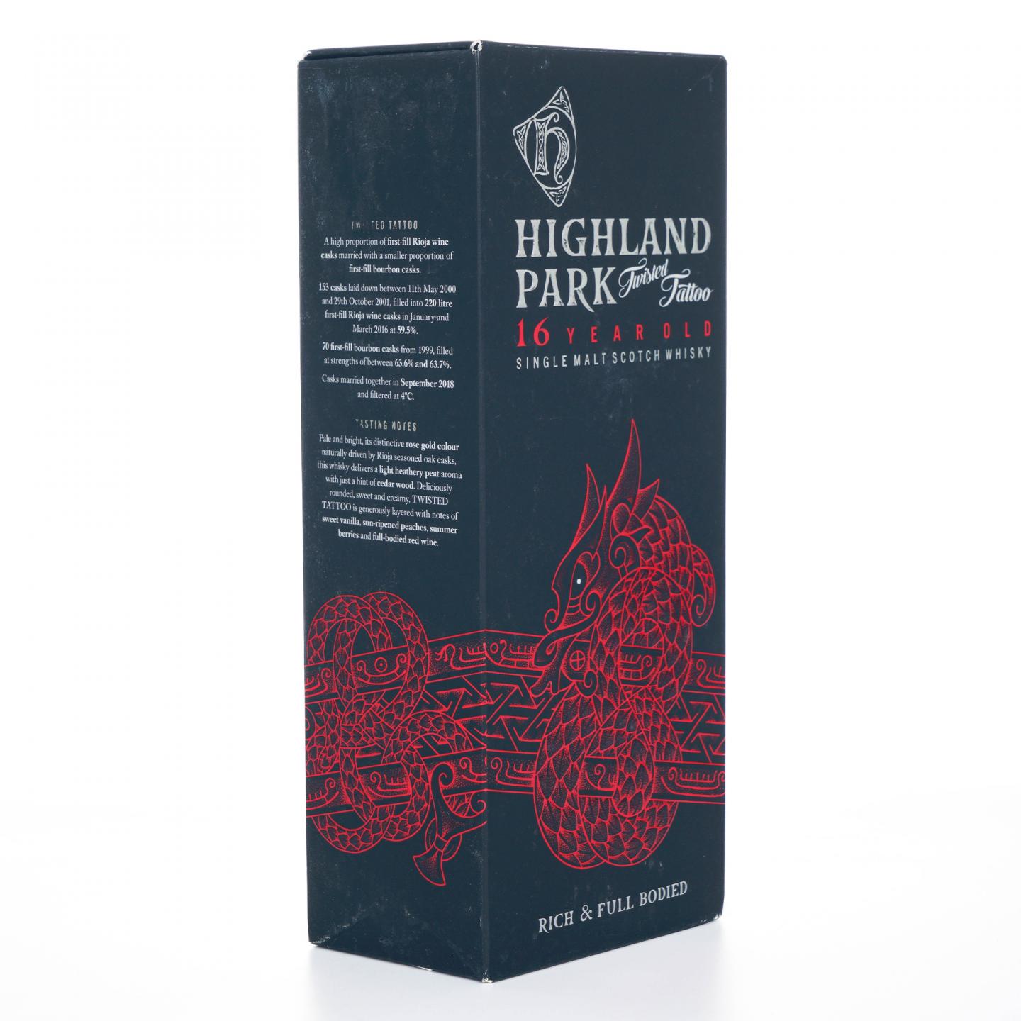 Highland Park 高原骑士 16年 Twisted Tattoo