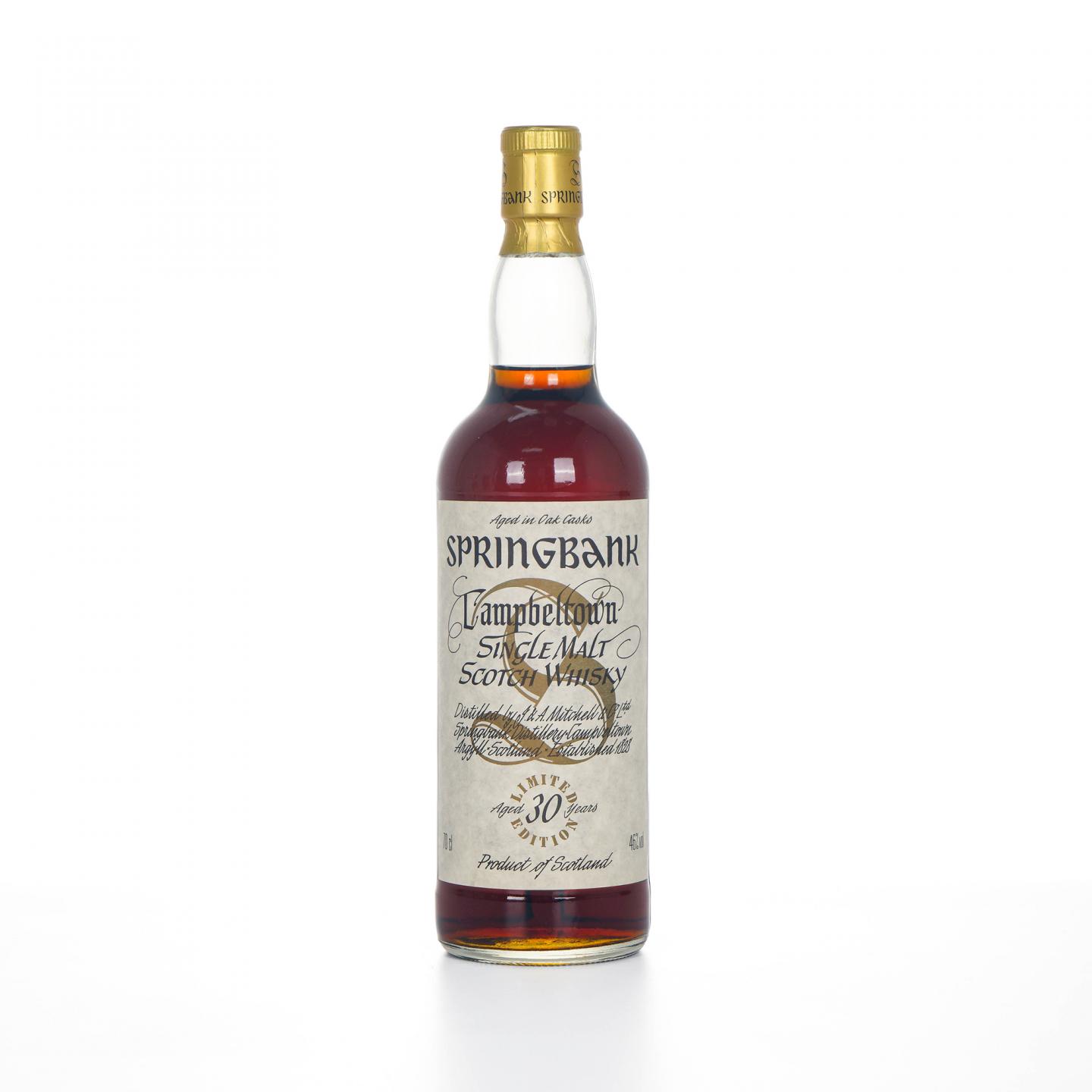 Springbank 云顶 30年 限量版