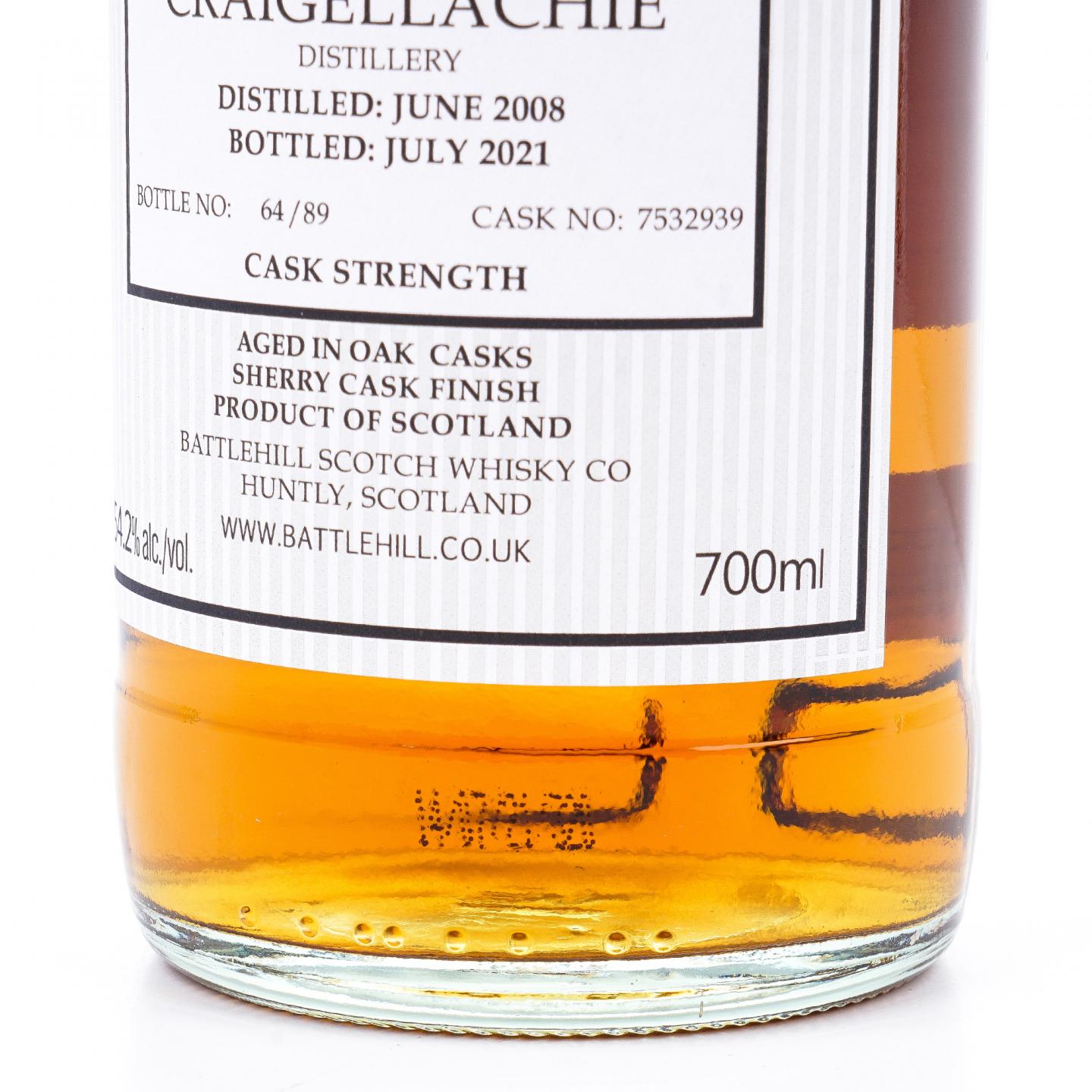 Craigellachie 克莱拉奇 2008-2021 Battlehill