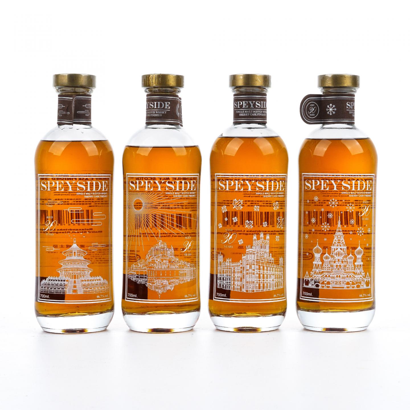 秘密斯佩塞 30年 春夏秋冬全套 4瓶组*700ml