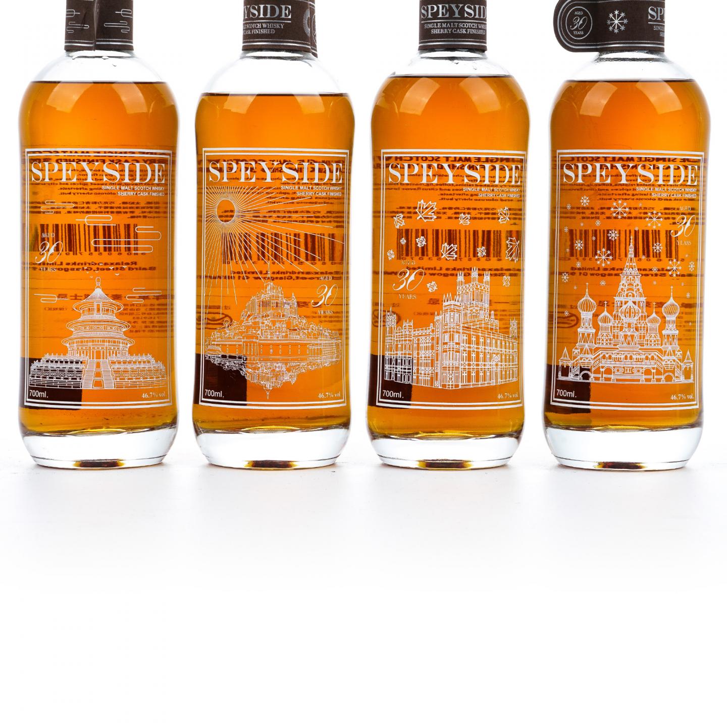 秘密斯佩塞 30年 春夏秋冬全套 4瓶组*700ml