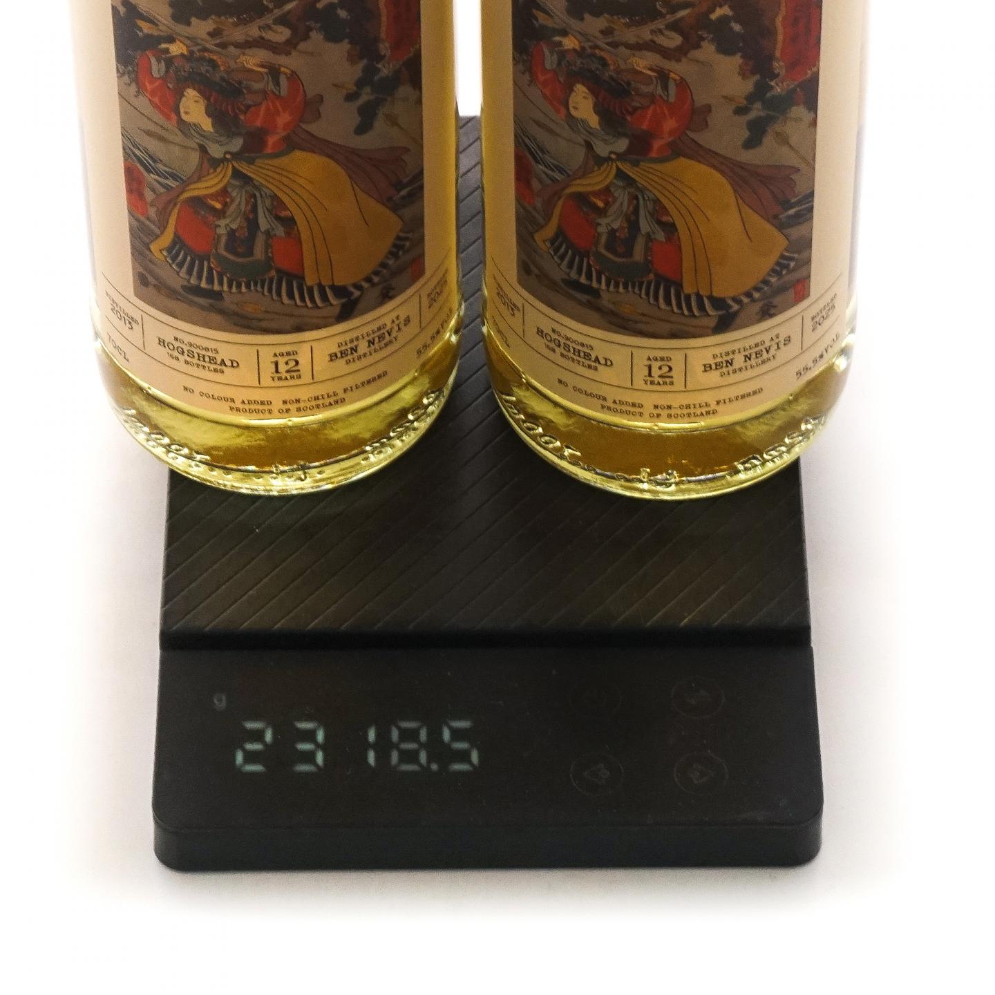 Bennevis 本尼维斯 12年 2013-2025 「通俗水浒传豪杰·一丈青扈三娘」波本桶 2支组