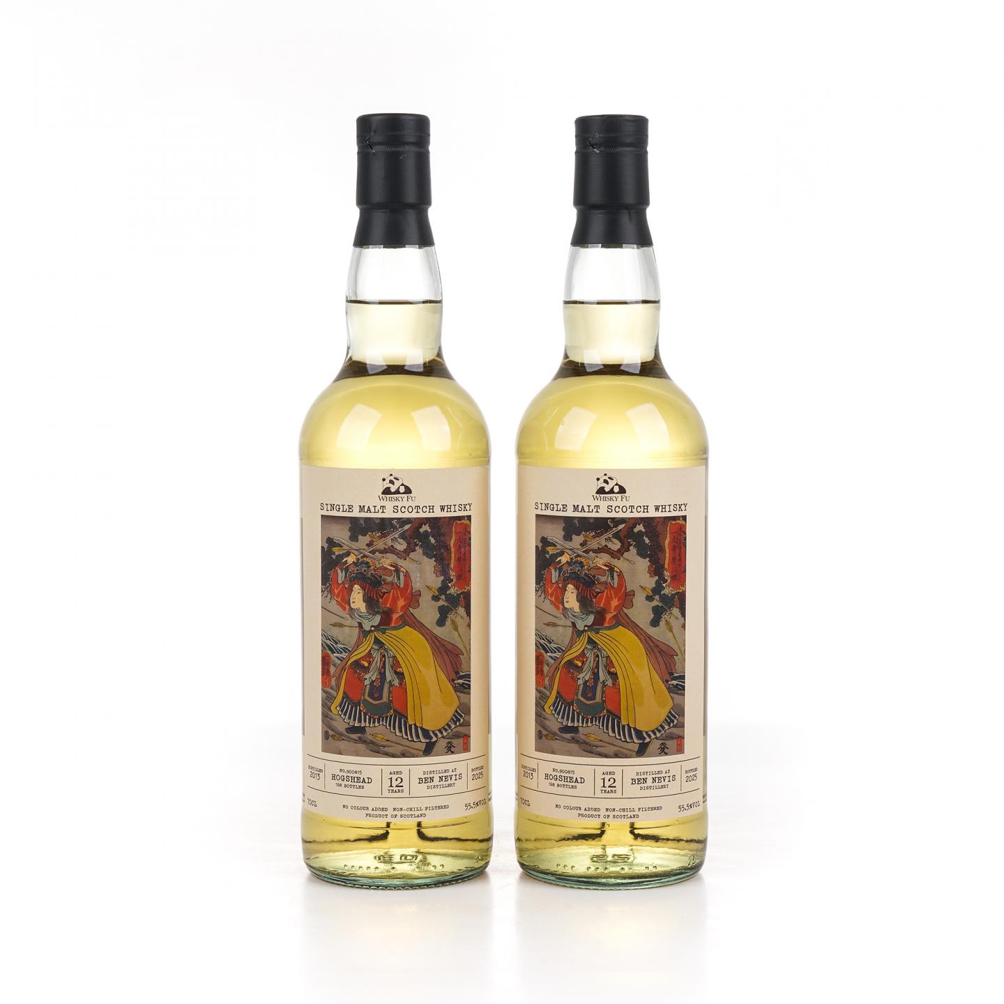 Bennevis 本尼维斯 12年 2013-2025 「通俗水浒传豪杰·一丈青扈三娘」波本桶 单桶 2支组