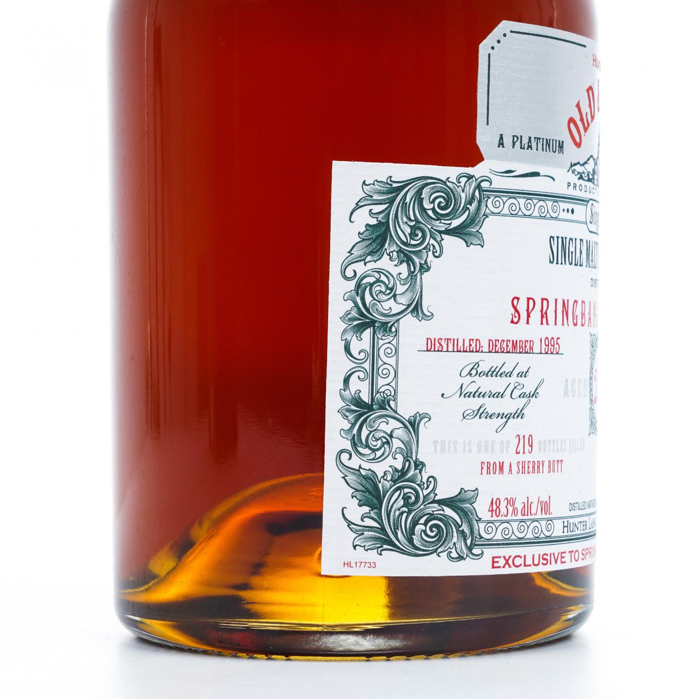 Springbank 云顶 23年 1995-2019 HL Old & Rare 雪莉单桶