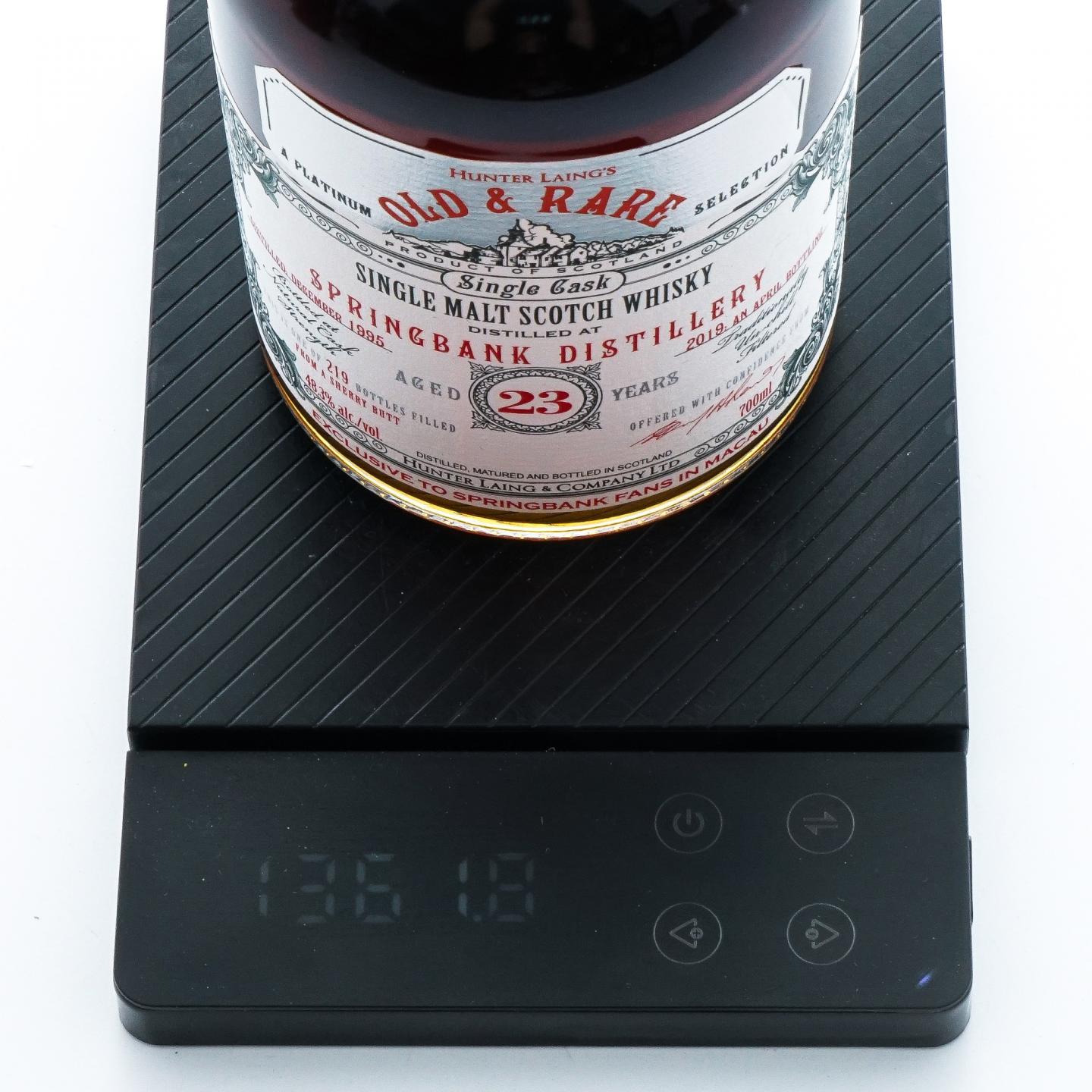 Springbank 云顶 23年 1995-2019 HL Old & Rare 雪莉单桶