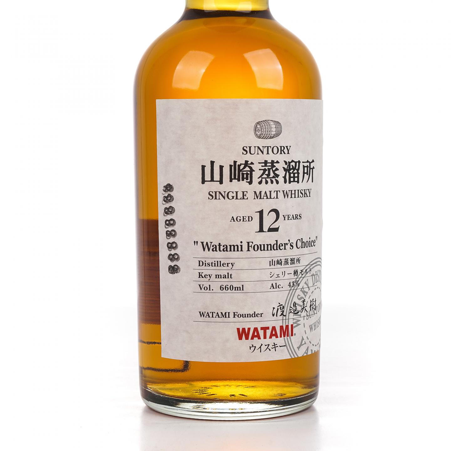 山崎 12年 渡边美树 Watami Founder’s Choice 660ML