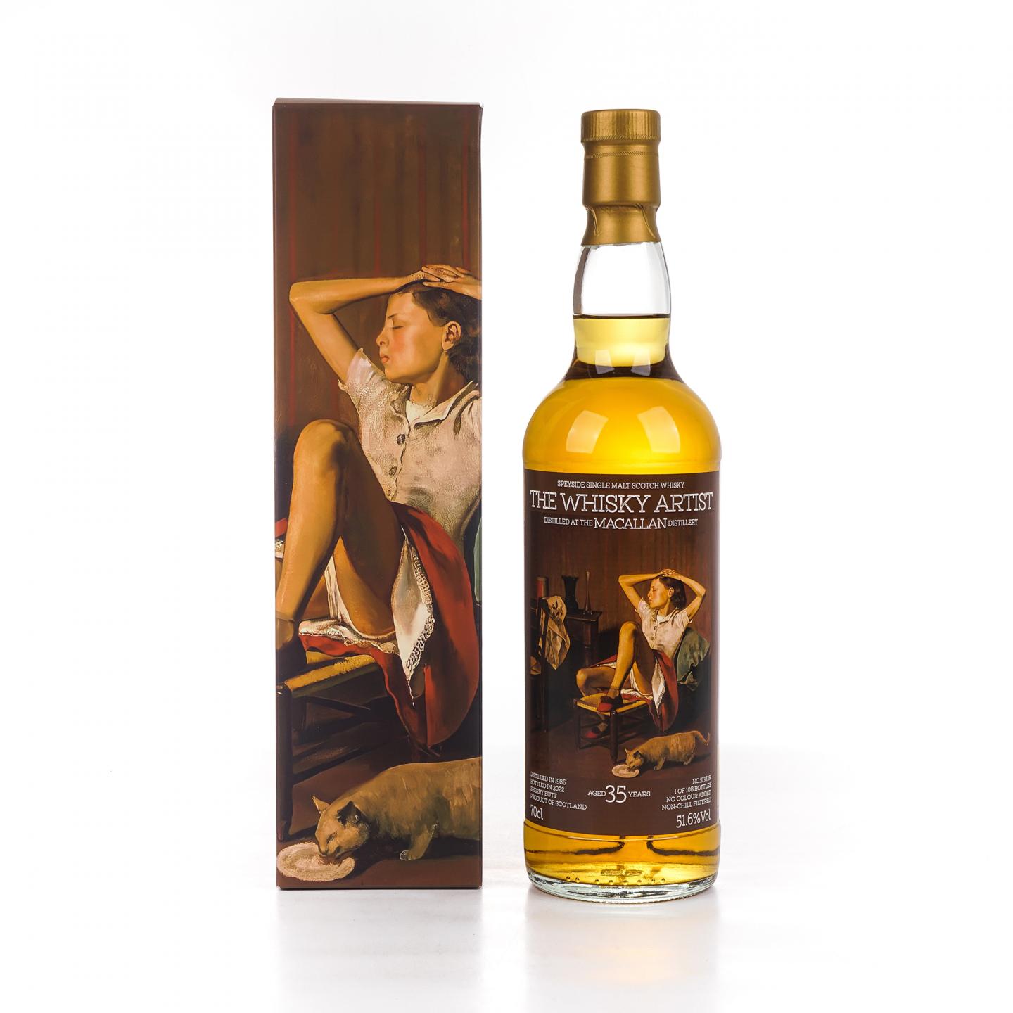 秘密斯佩塞 35年 1986-2022 雪莉桶#51383R 51.6%Vol.