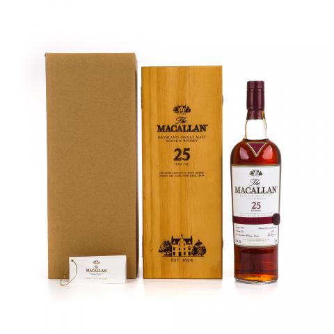 Macallan 麦卡伦 25年 雪莉桶 红腰带 750ml 43%Vol.
