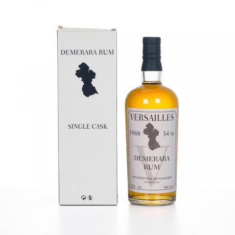 Versailles 34年 1988-2022 Demerara朗姆酒 单桶