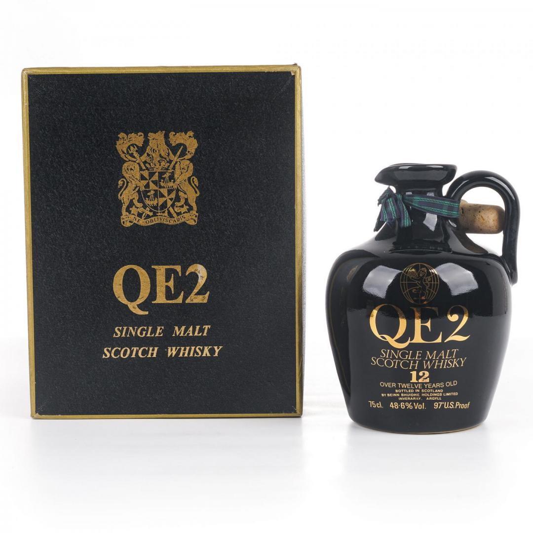 【桶强波摩】70年代 波摩 12+年「QE2」陶瓷瓶单一麦芽特级威士忌 48.6% 700ml