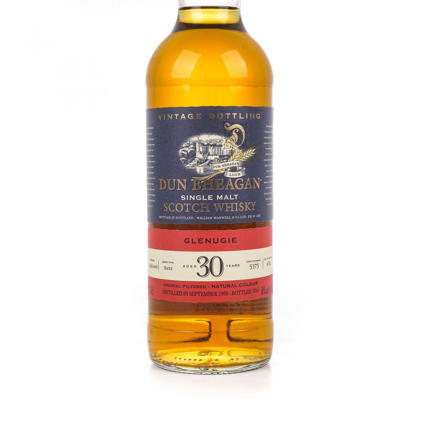 Glenugie 30年 1980-2010 雪莉桶#5375