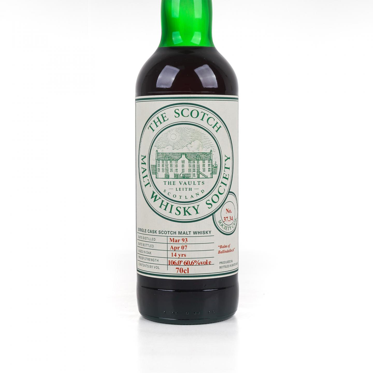 SMWS 37.34 克莱根摩 14年 1993-2007 雪莉单桶